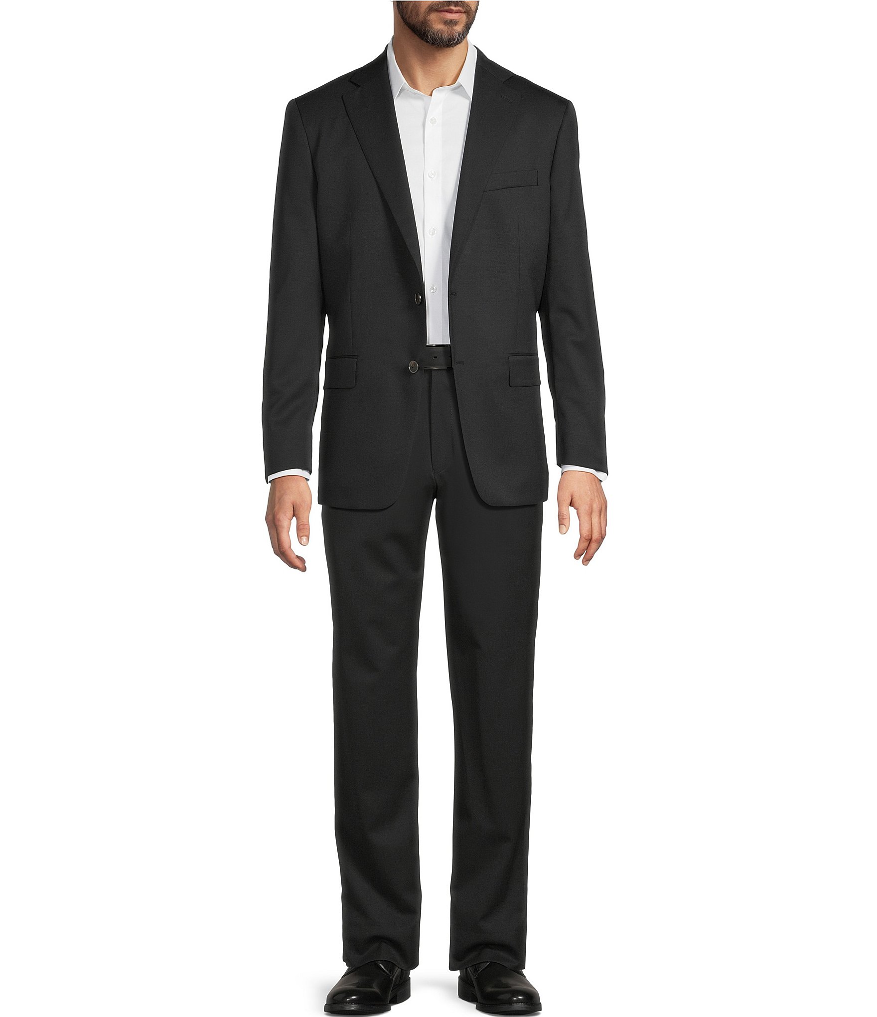 Hart Schaffner Marx Classic Fit Luxe Stretch Black Blazer