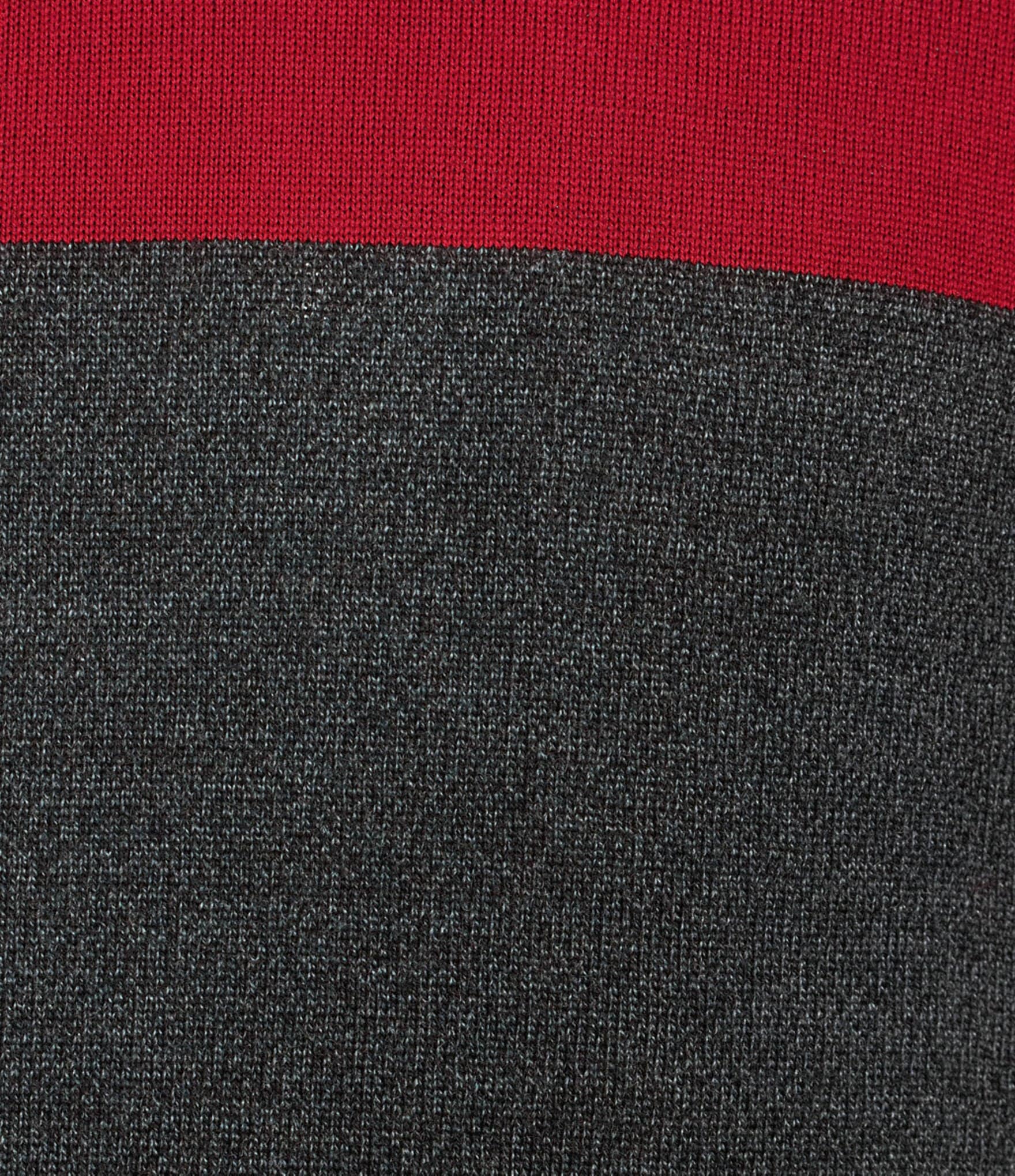 Hart Schaffner Marx Crew Merino Wool Stripe Sweater