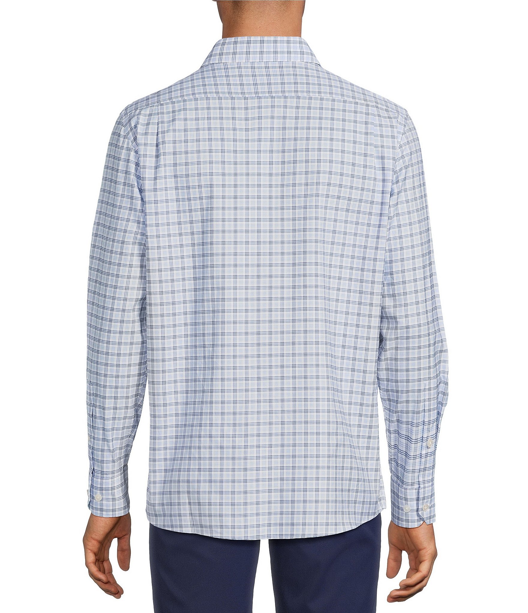 Hart Schaffner Marx Luxury Performance Multi Check Woven Sport Shirt