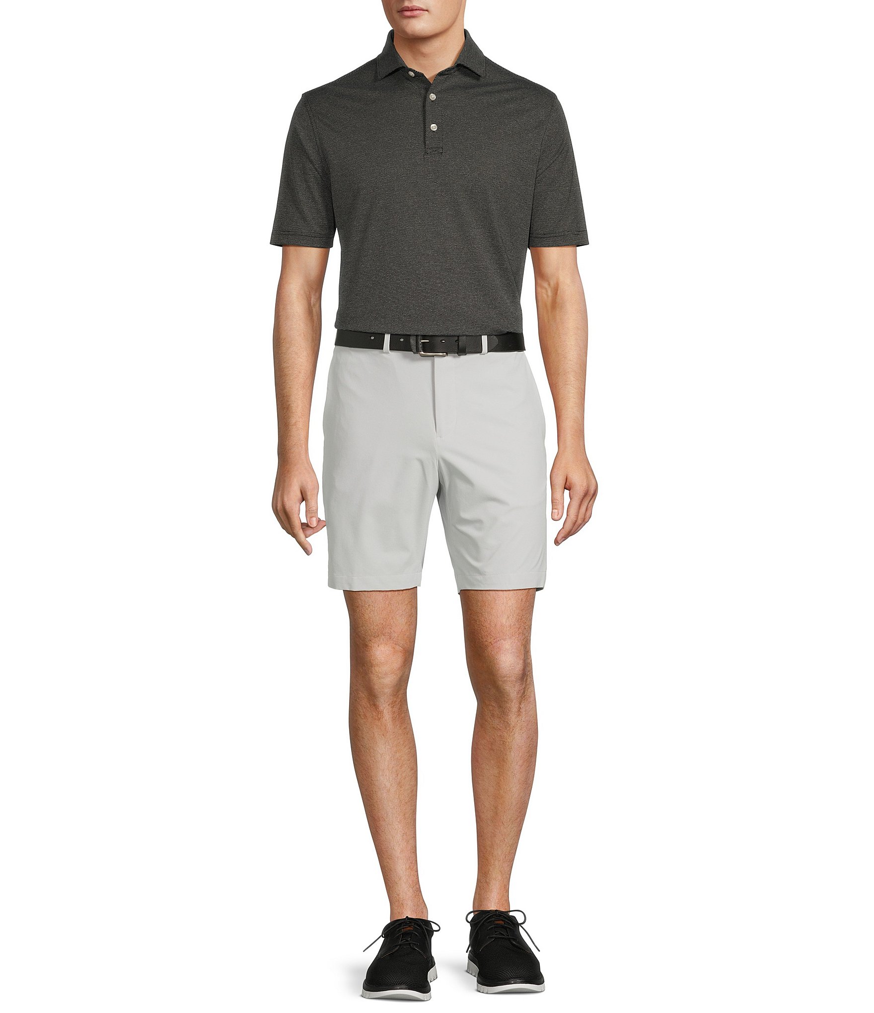 Hart Schaffner Marx Luxury Performance Solid Straight Shorts
