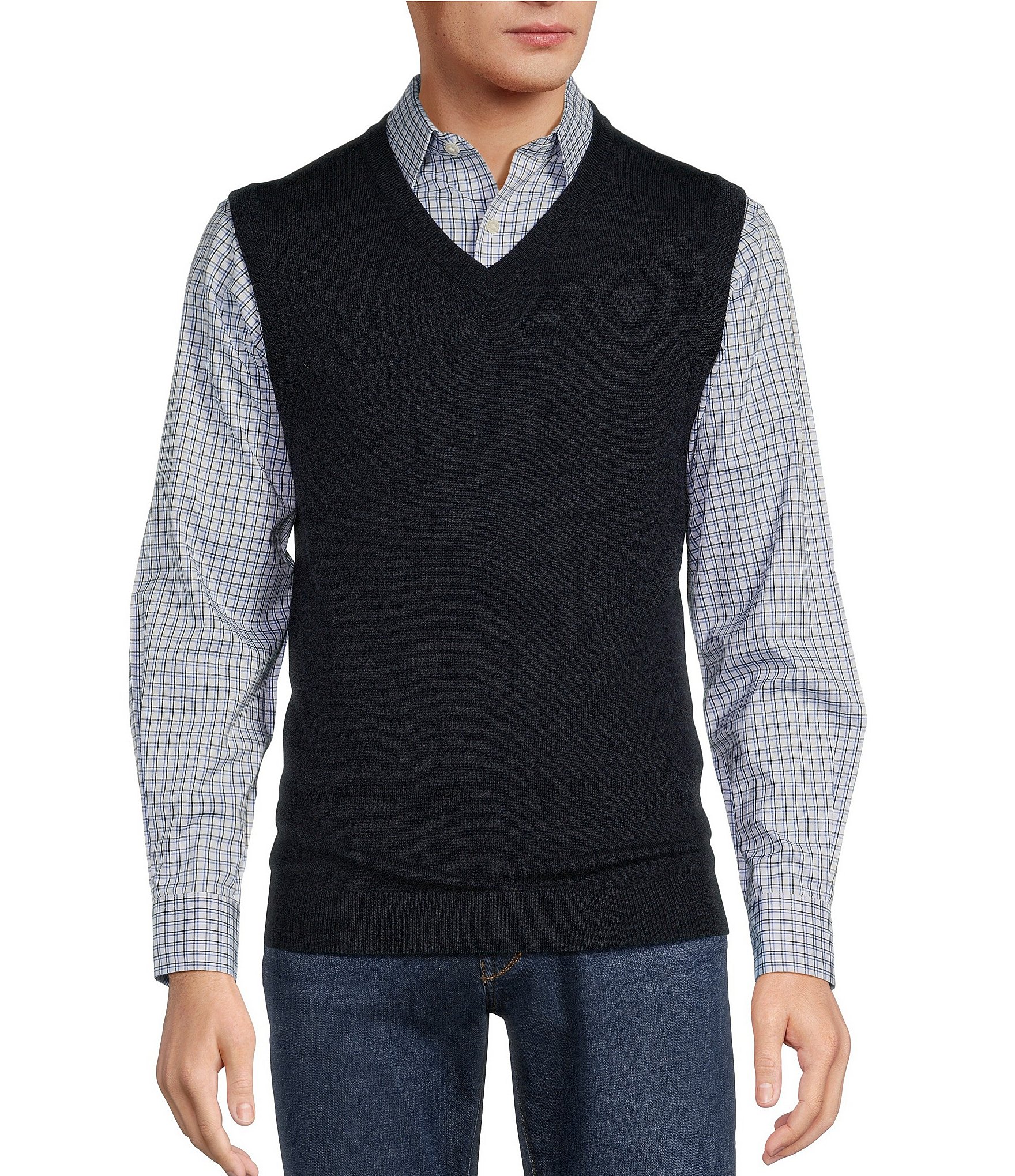 Hart Schaffner Marx Merino Wool Vest