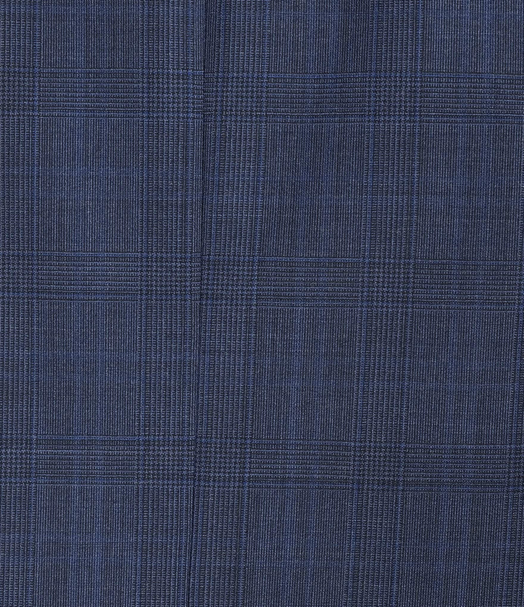 Hart Schaffner Marx New York Modern Fit Flat Front Plaid 2-Piece Suit