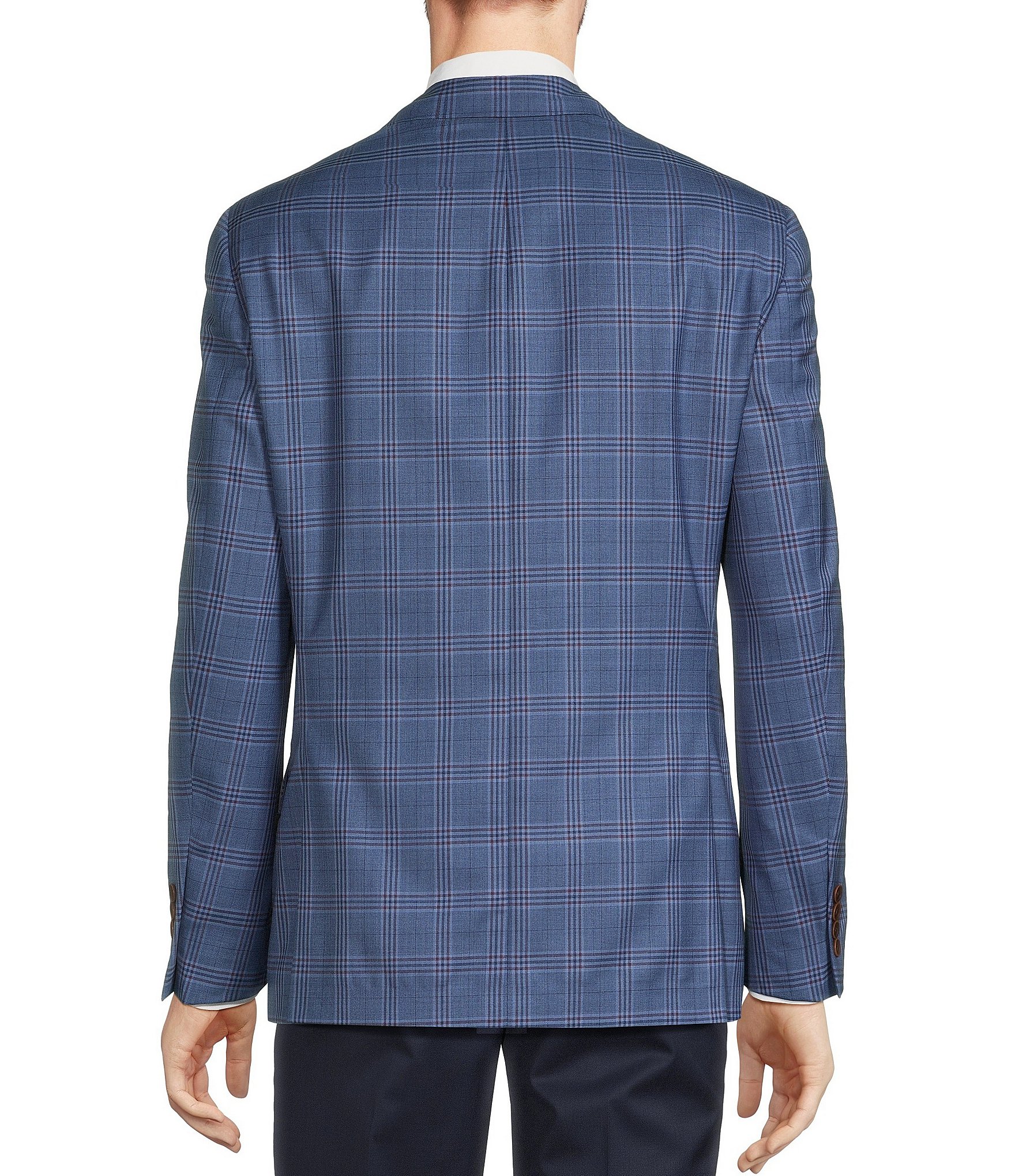 Hart Schaffner Marx New York Modern Fit Plaid Sport Coat