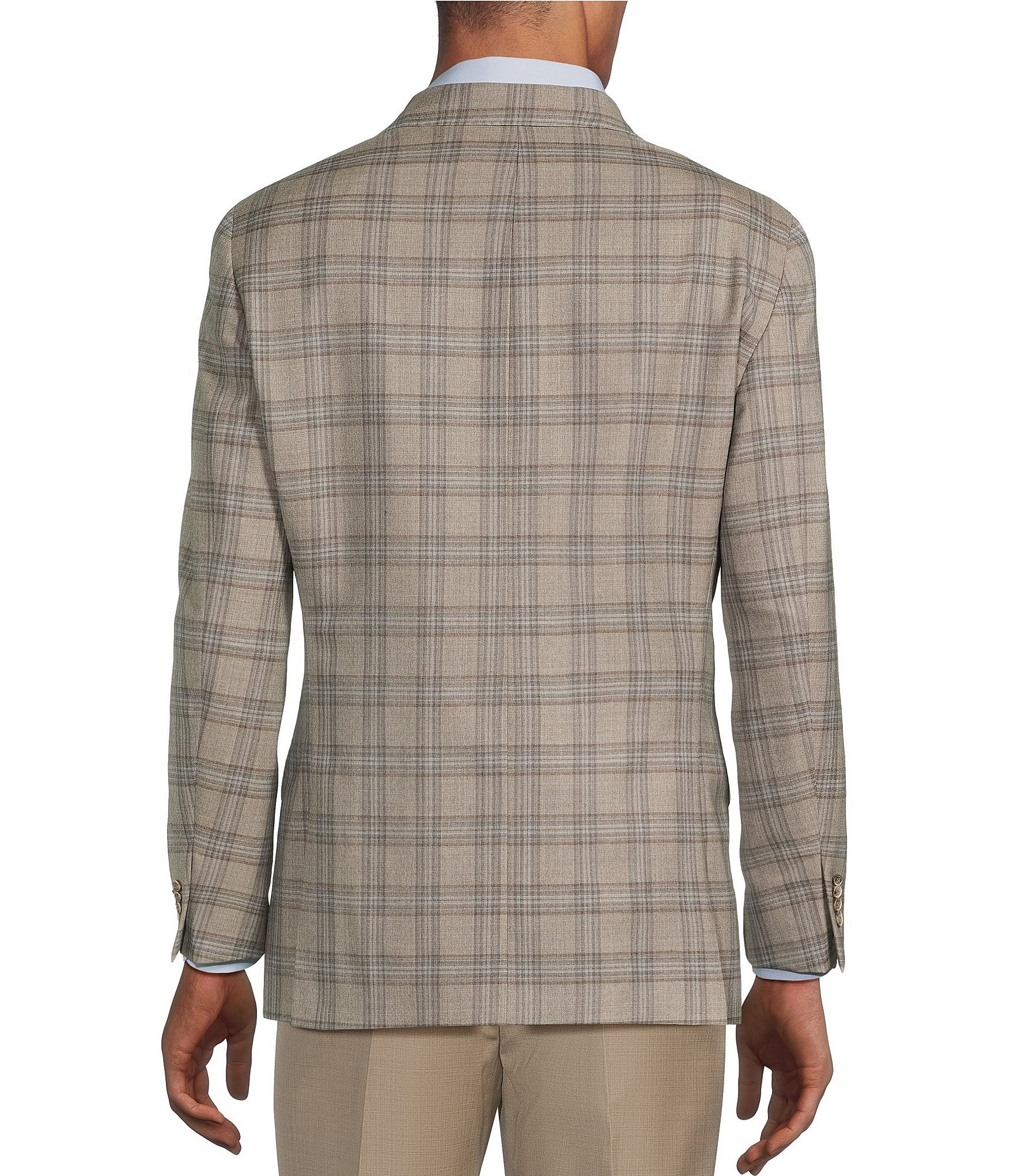 Hart Schaffner Marx New York Modern Fit Plaid Sport Coat