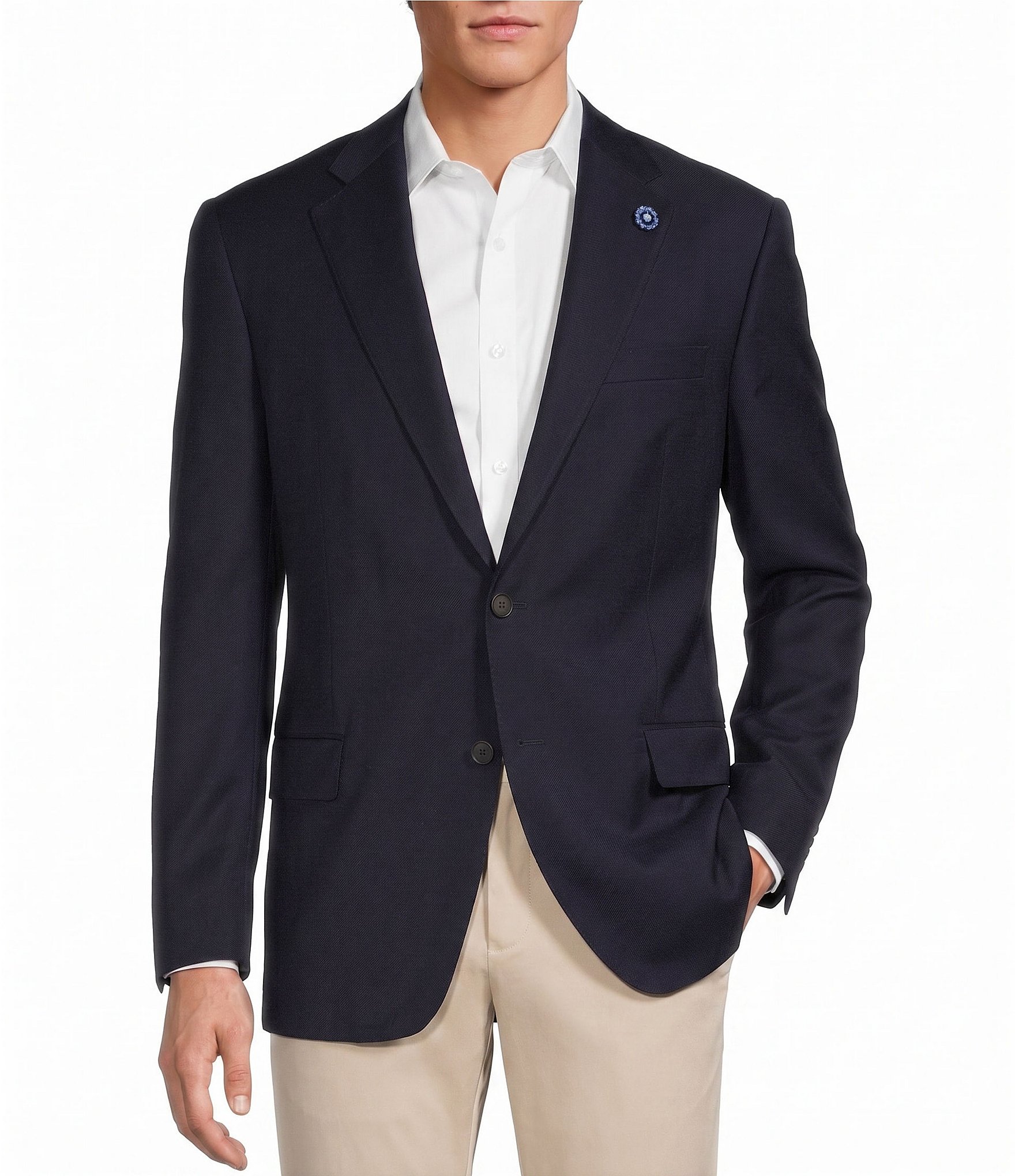 Hart Schaffner Marx New York Modern Fit Solid Sport Coat