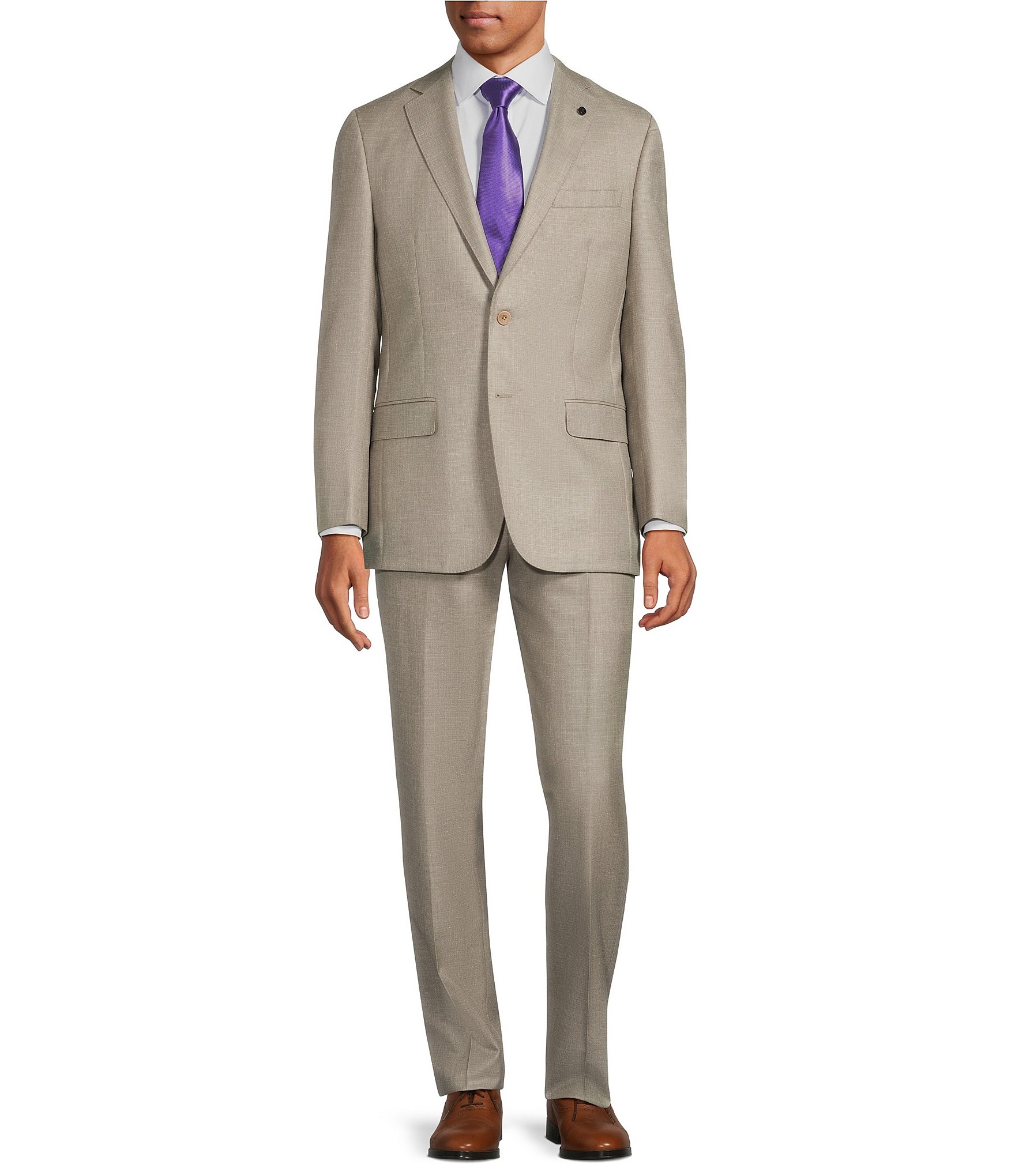 Hart Schaffner Marx Chicago Classic Fit Flat Front 2-Piece Suit | Dillard's