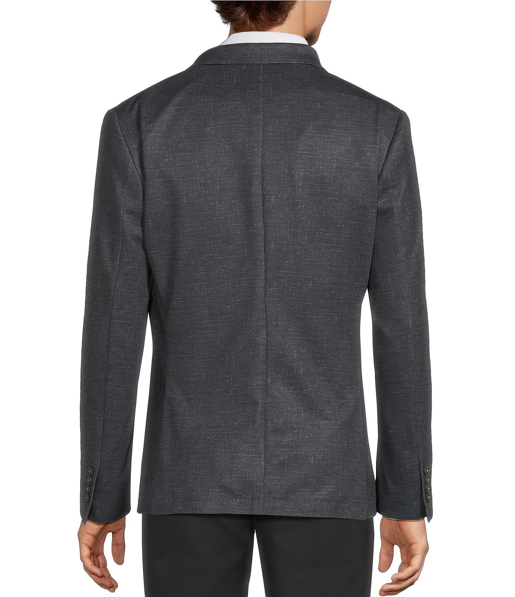 Hart Schaffner Marx Solid Textured HartFlex Blazer