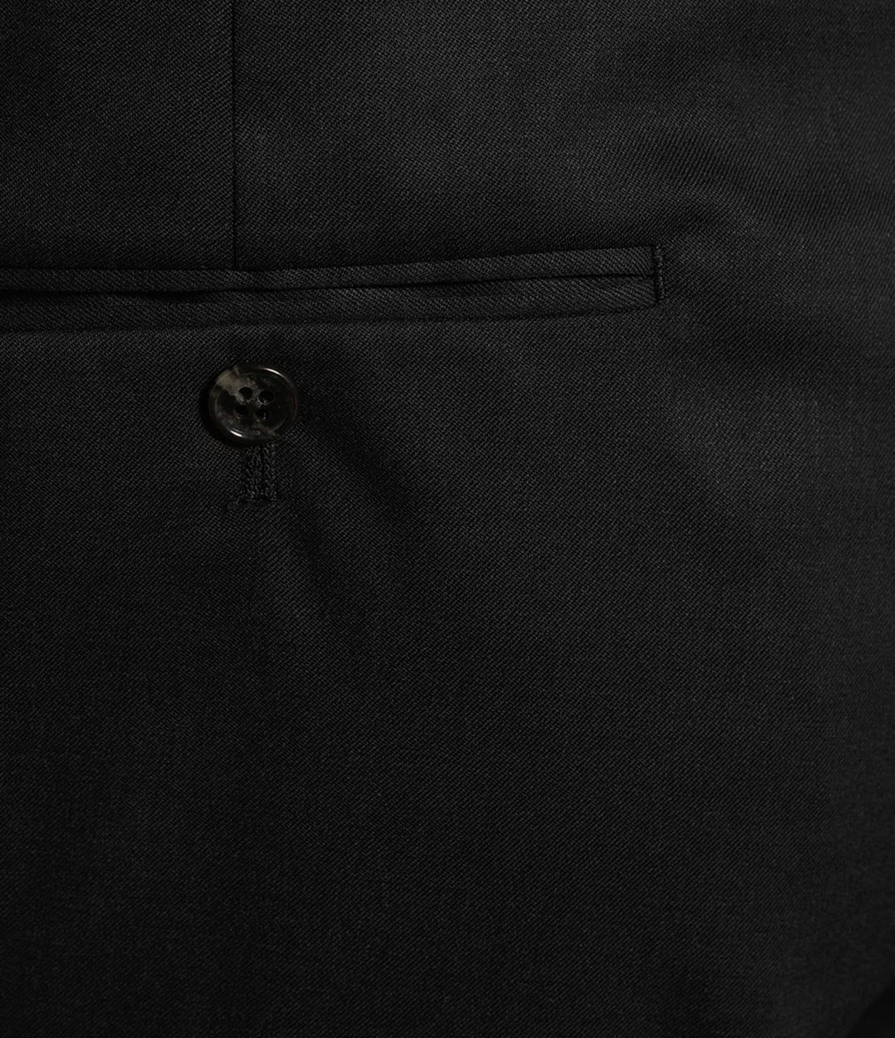 Hart Schaffner Marx Chicago Classic Fit Flat Front Solid Dress Pants