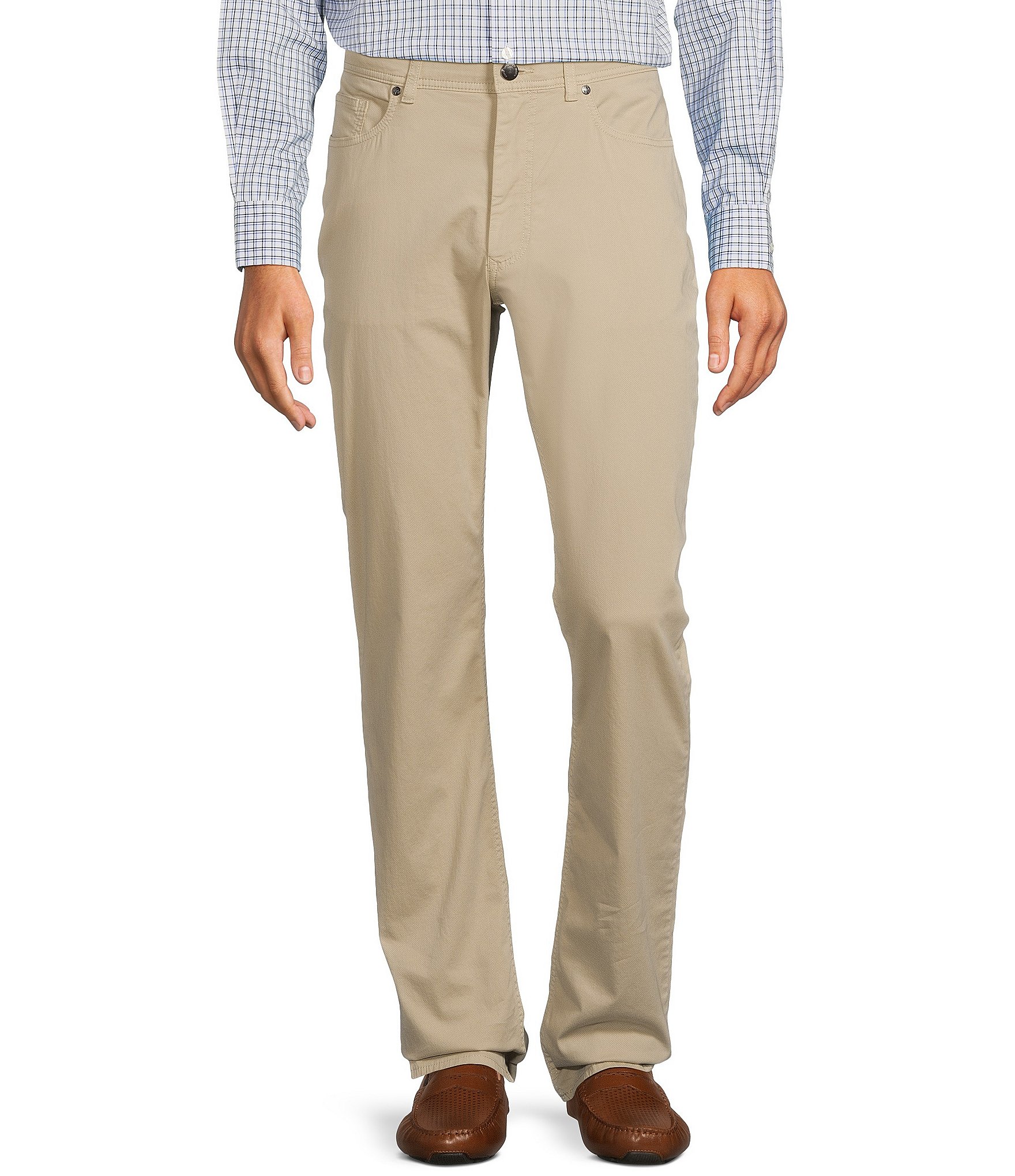 Hart Schaffner Marx The New York Fit 5-Pocket Printed Pants