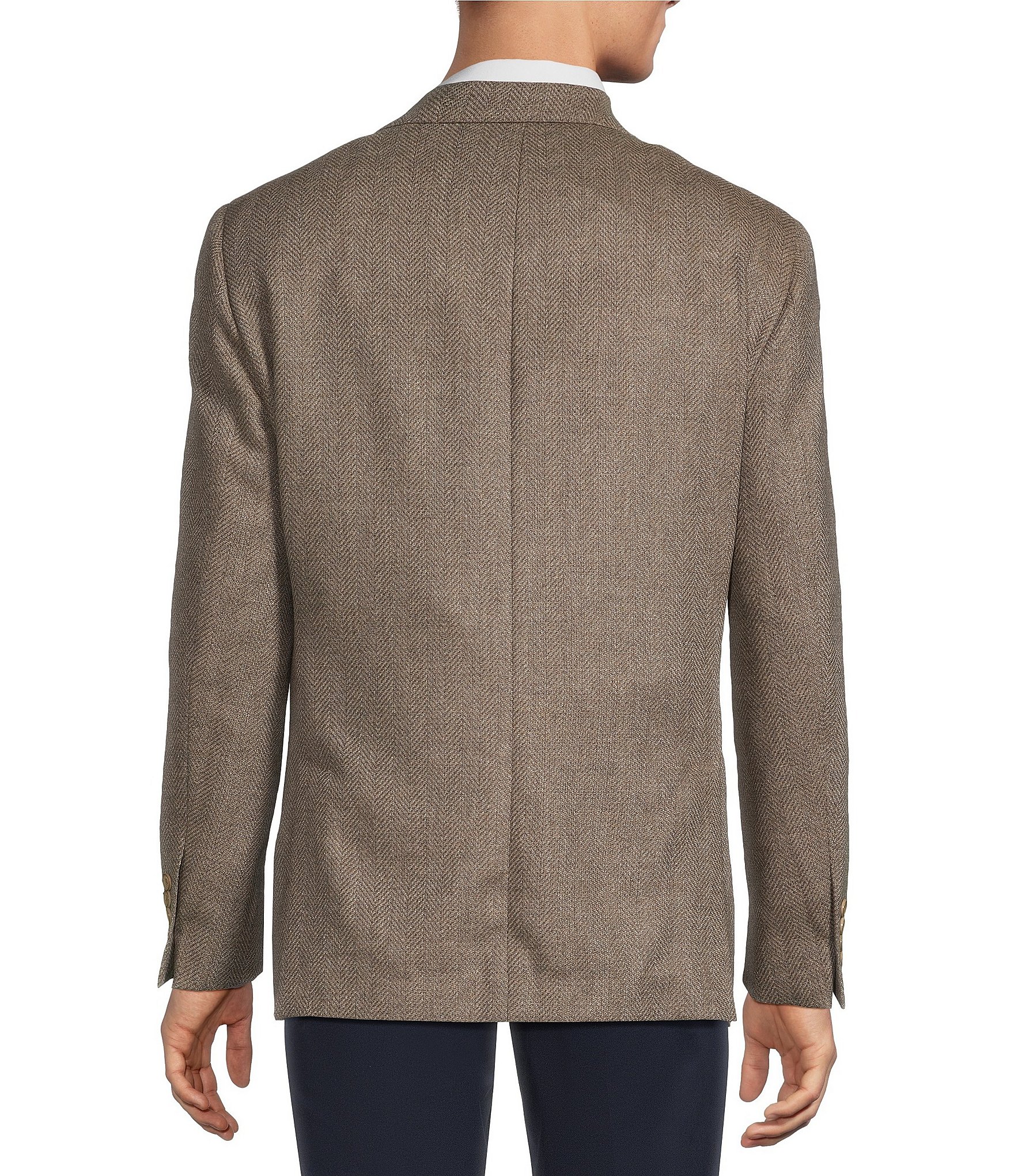 Hart Schaffner New York Modern Fit Herringbone Sport Coat