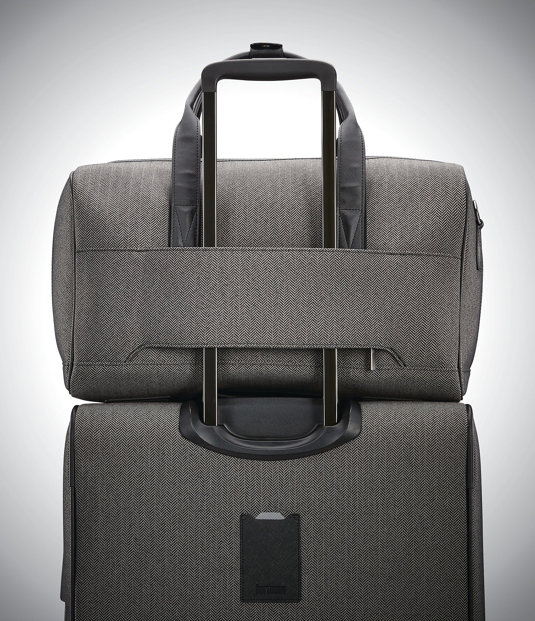 Hartmann Herringbone Deluxe Carry-On Duffle Bag