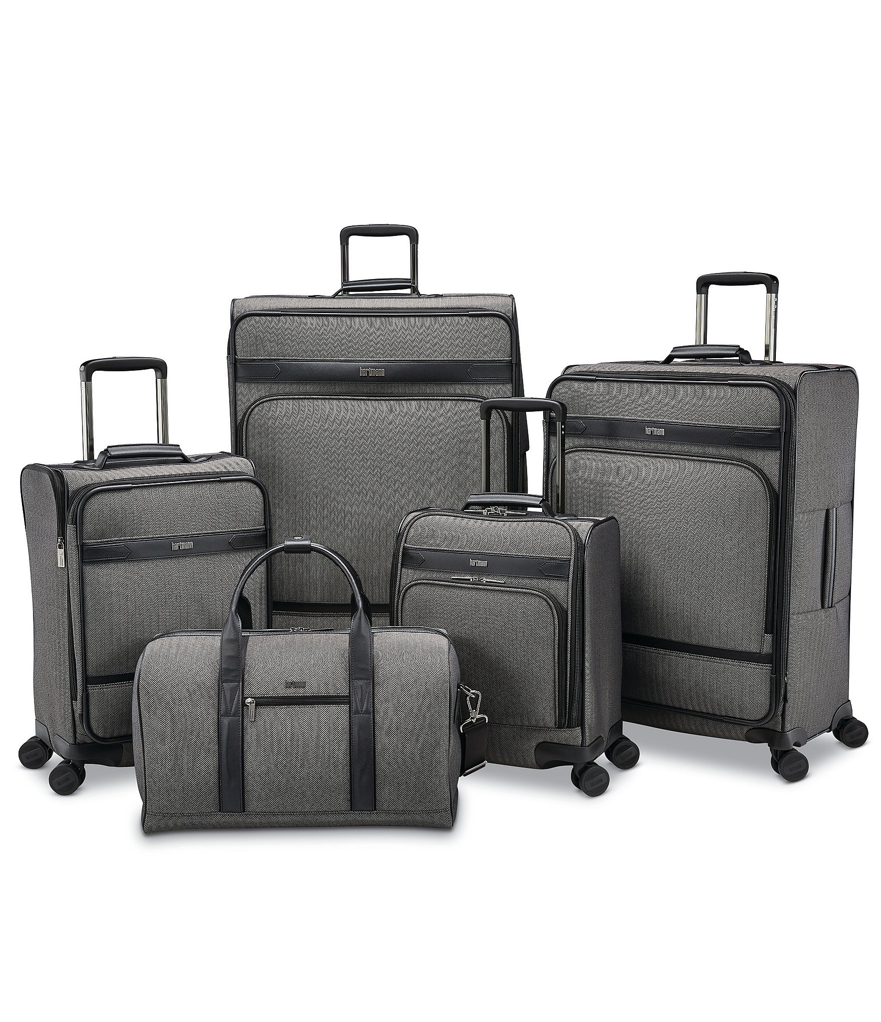 Hartmann Herringbone Deluxe Carry-On Duffle Bag