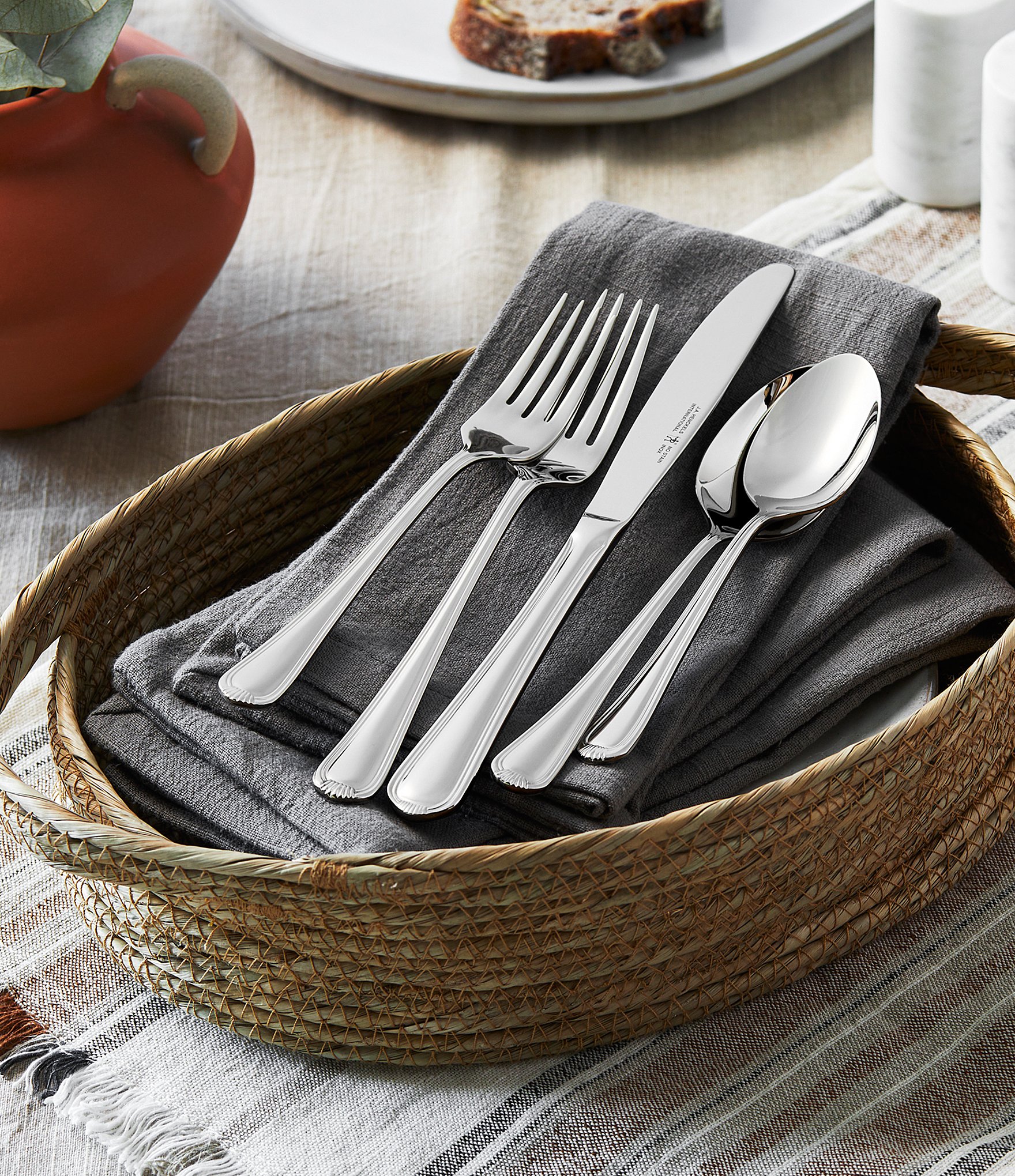 Henckels Alcea 20-Piece Stainless Steel Flatware Set