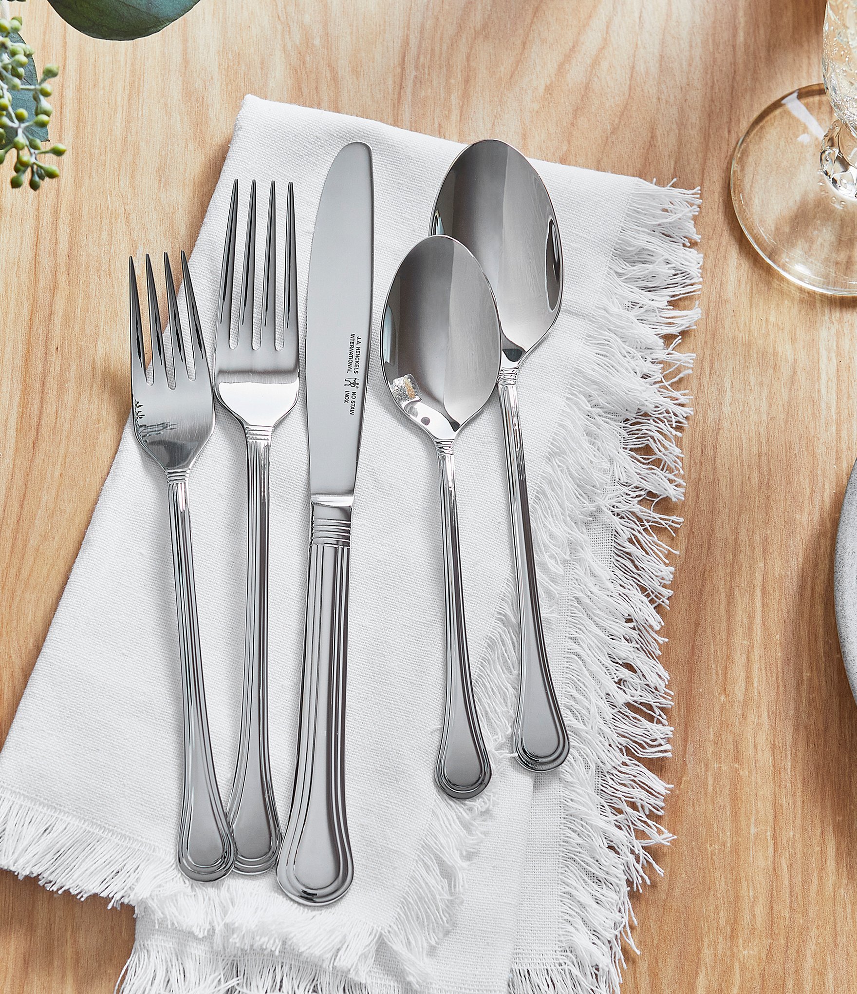 Henckels Astley -Piece Stainless Steel Flatware Set