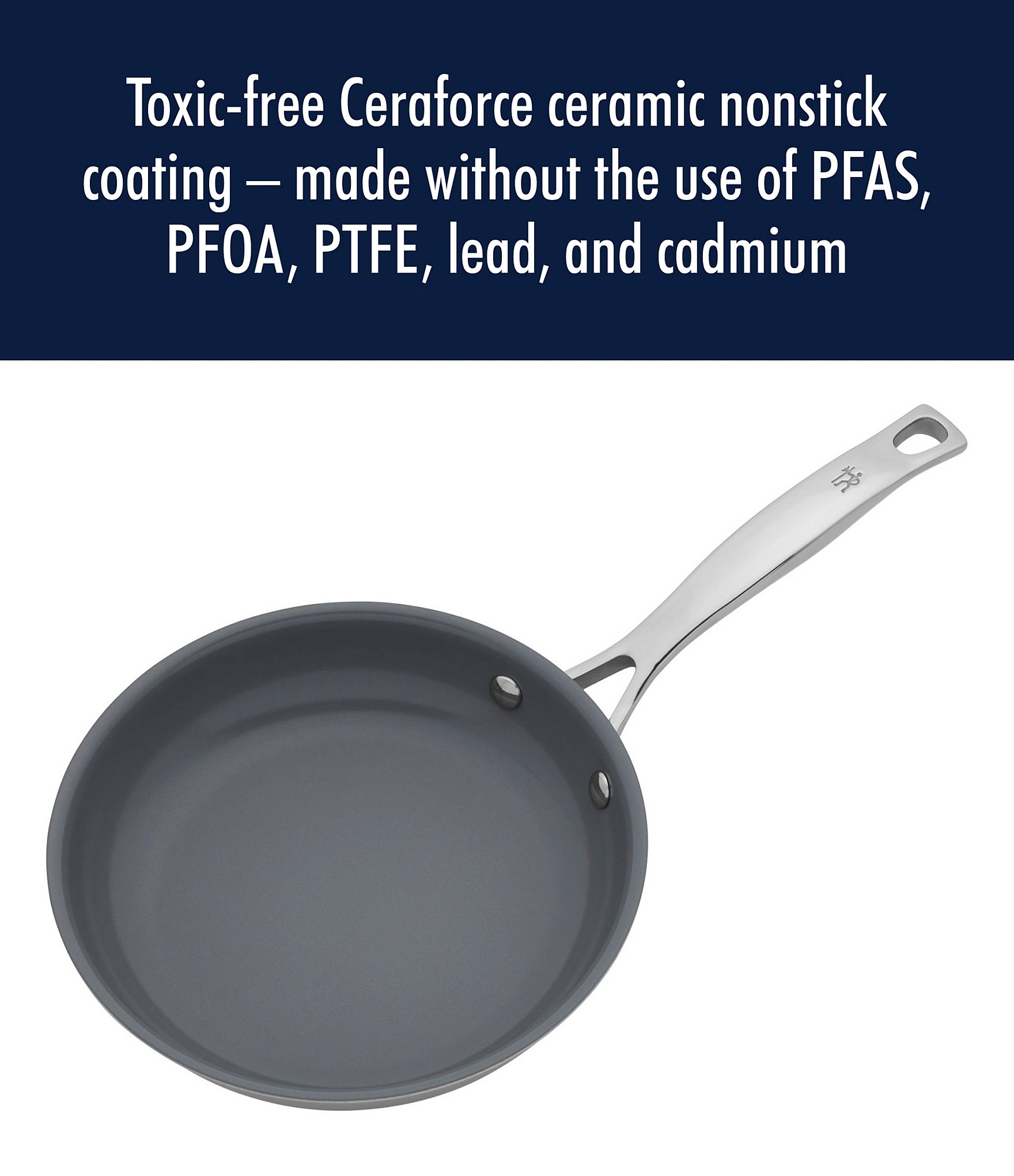 Henckels Clad H3 Ceramic 2-Piece Nonstick Fry Pan Set