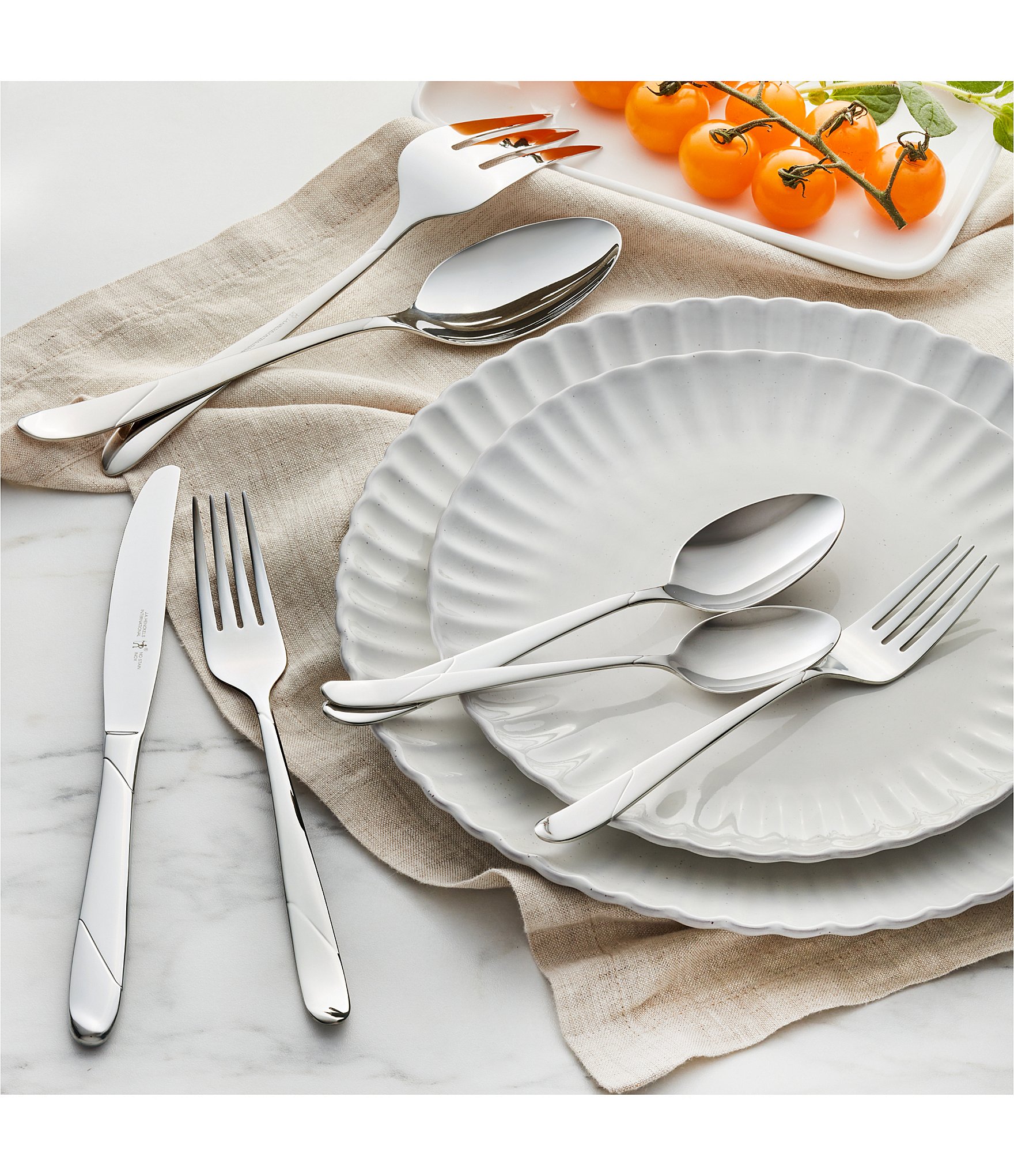 Henckels Milena 62-Piece Stainless Steel Flatware Set