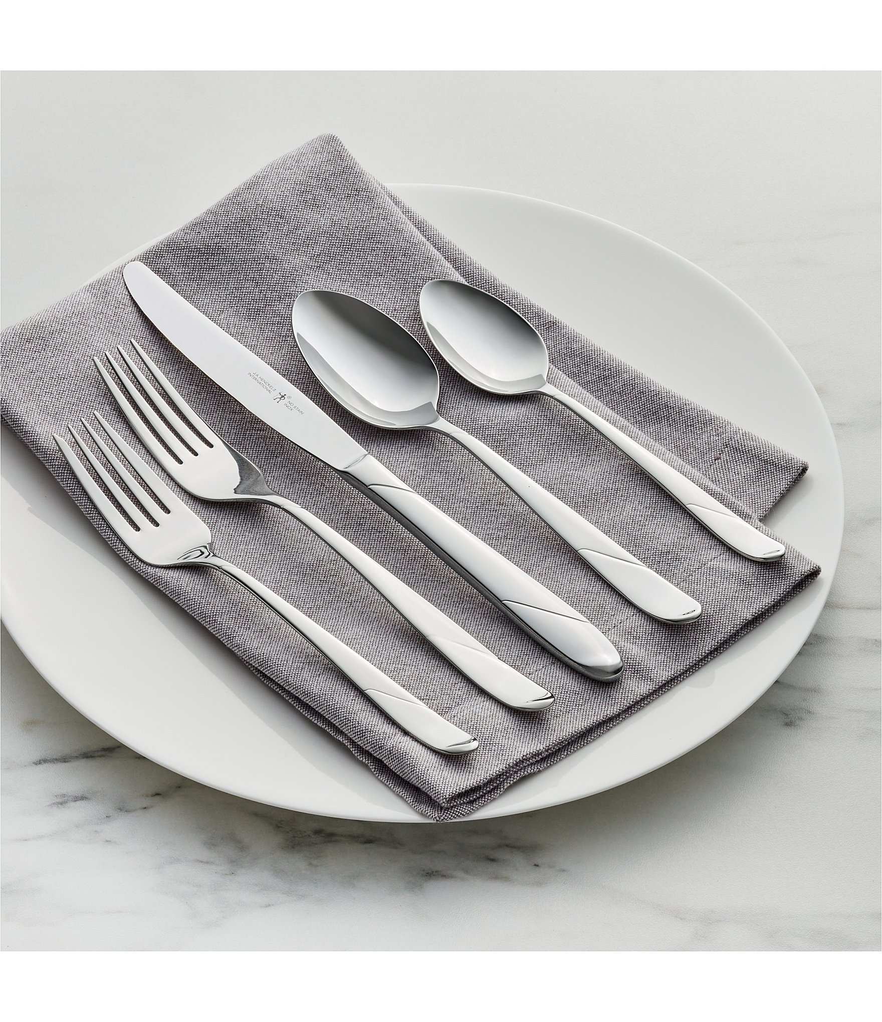 Henckels Milena 62-Piece Stainless Steel Flatware Set
