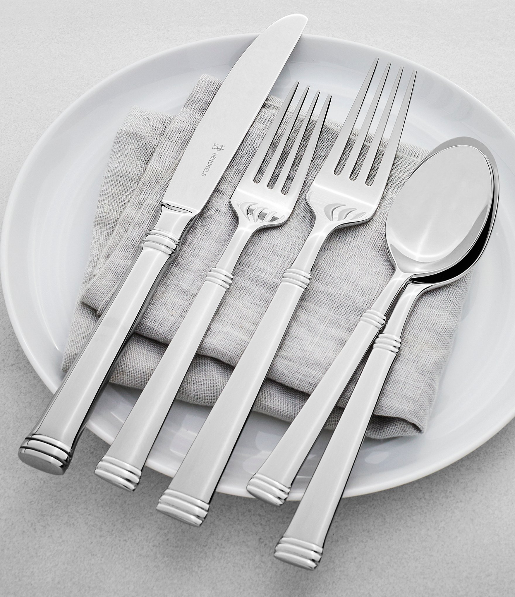 Henckels Plaza 65-Piece Stainless steel Flatware Set