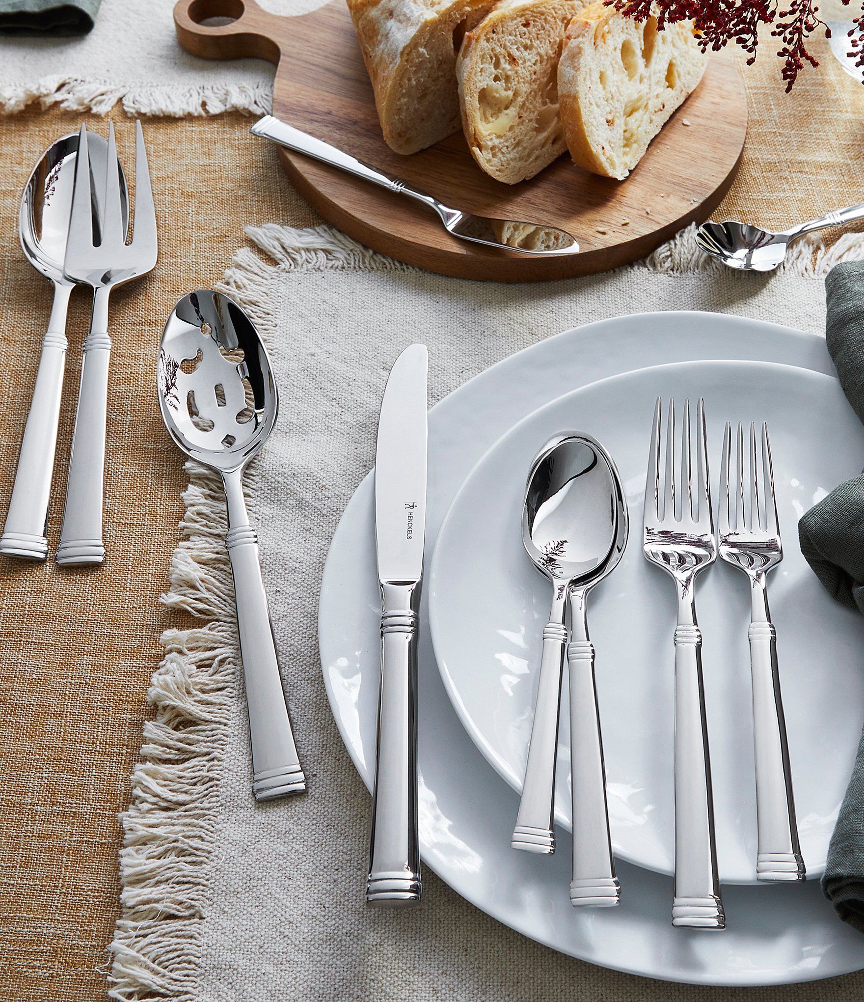 Henckels Plaza 65-Piece Stainless steel Flatware Set
