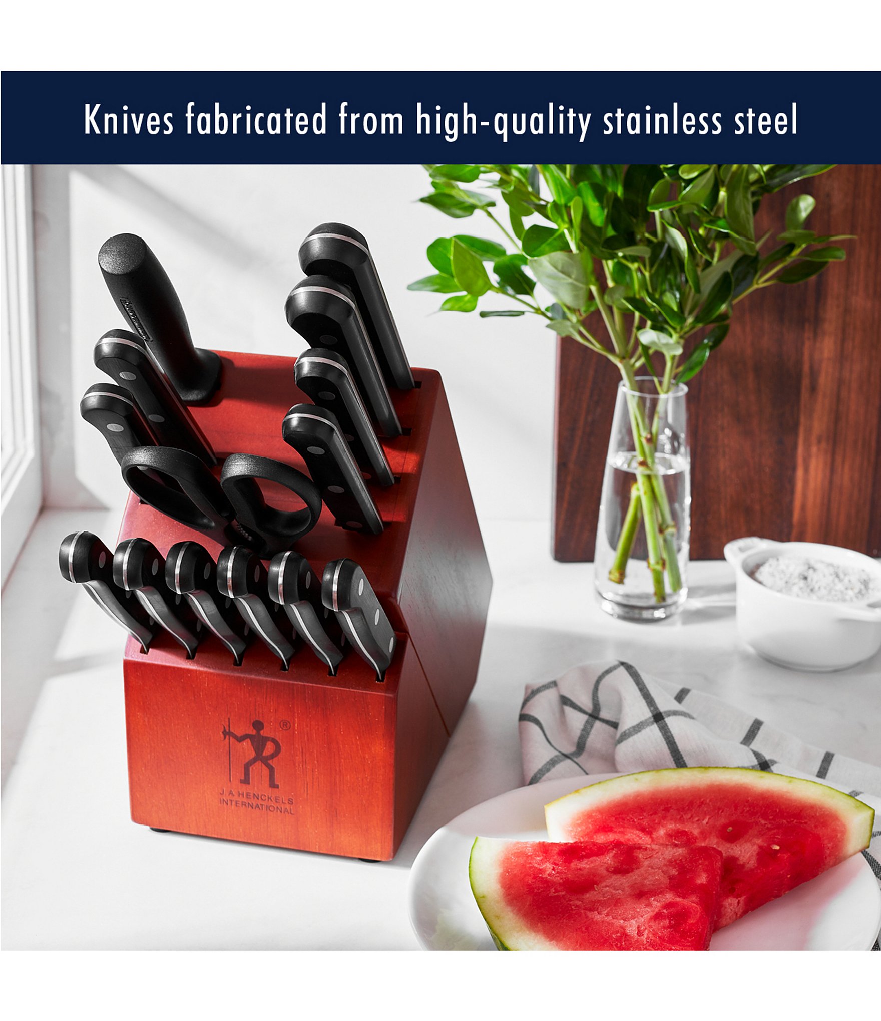 Henckels Solution Razor-Sharp 15-Piece Knife Block Set