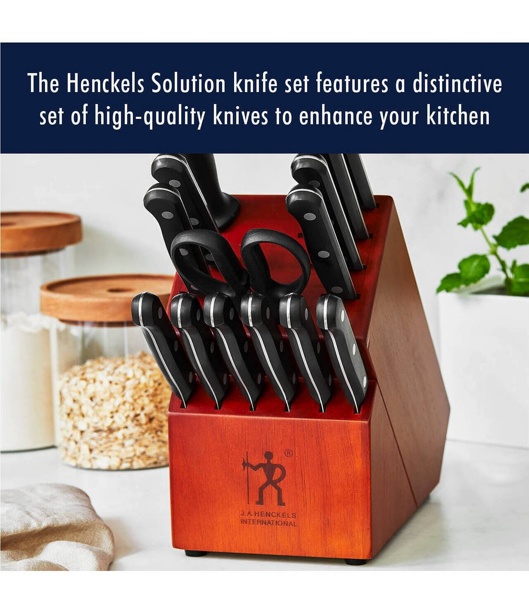 Henckels Solution Razor-Sharp 15-Piece Knife Block Set