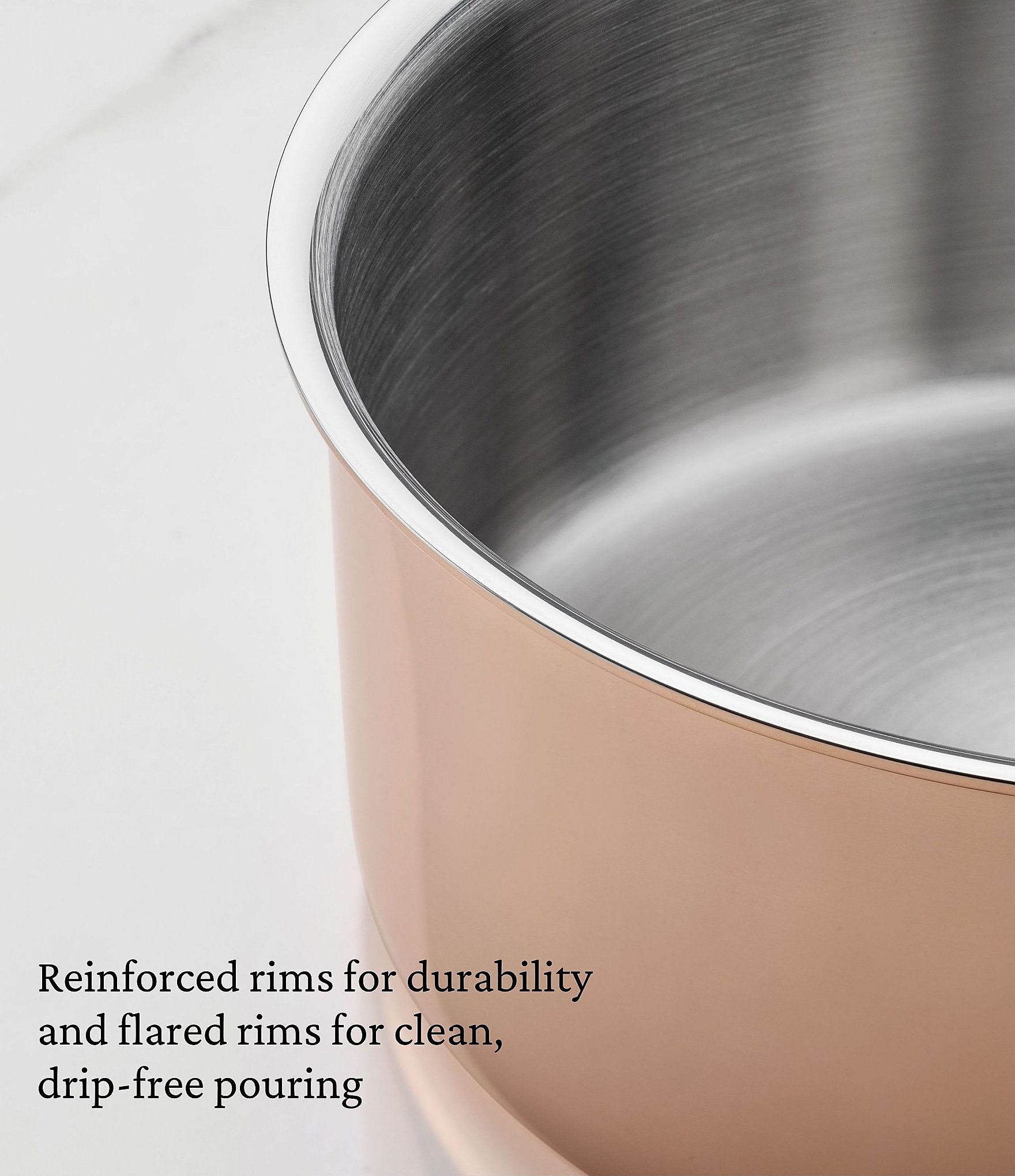 Hestan CopperBond® Aura™ 0.75-Quart Professional Copper Butter Warmer