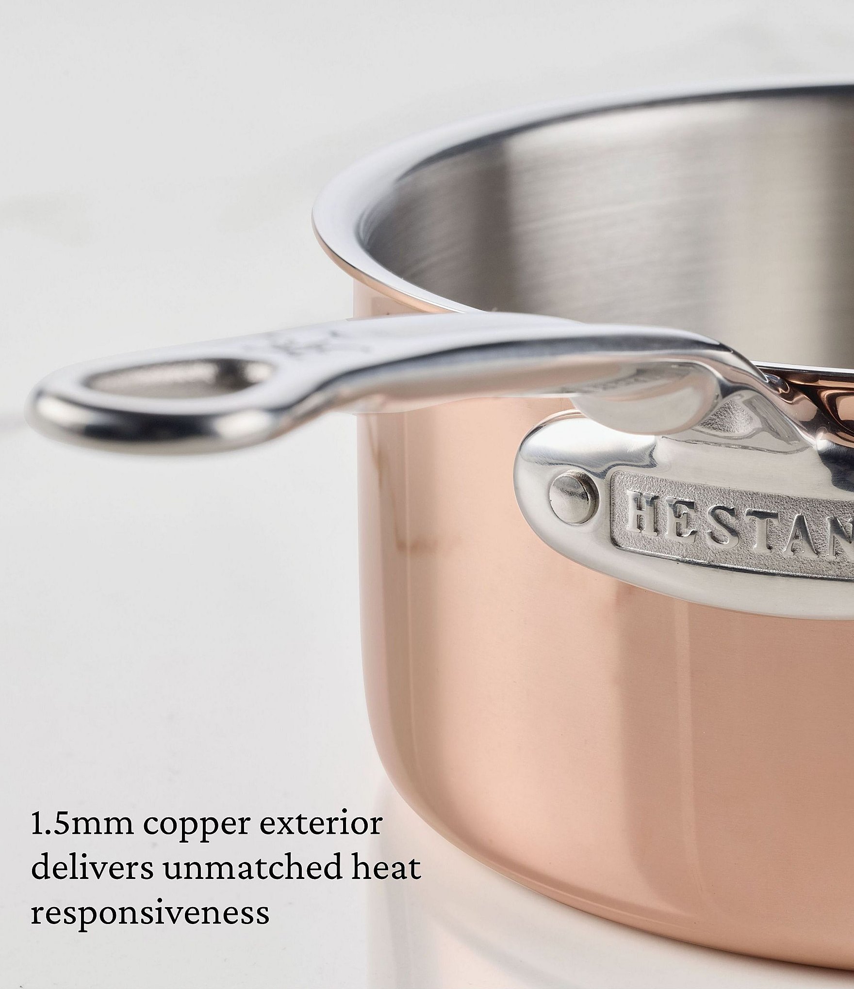 Hestan CopperBond® Aura™ 0.75-Quart Professional Copper Butter Warmer
