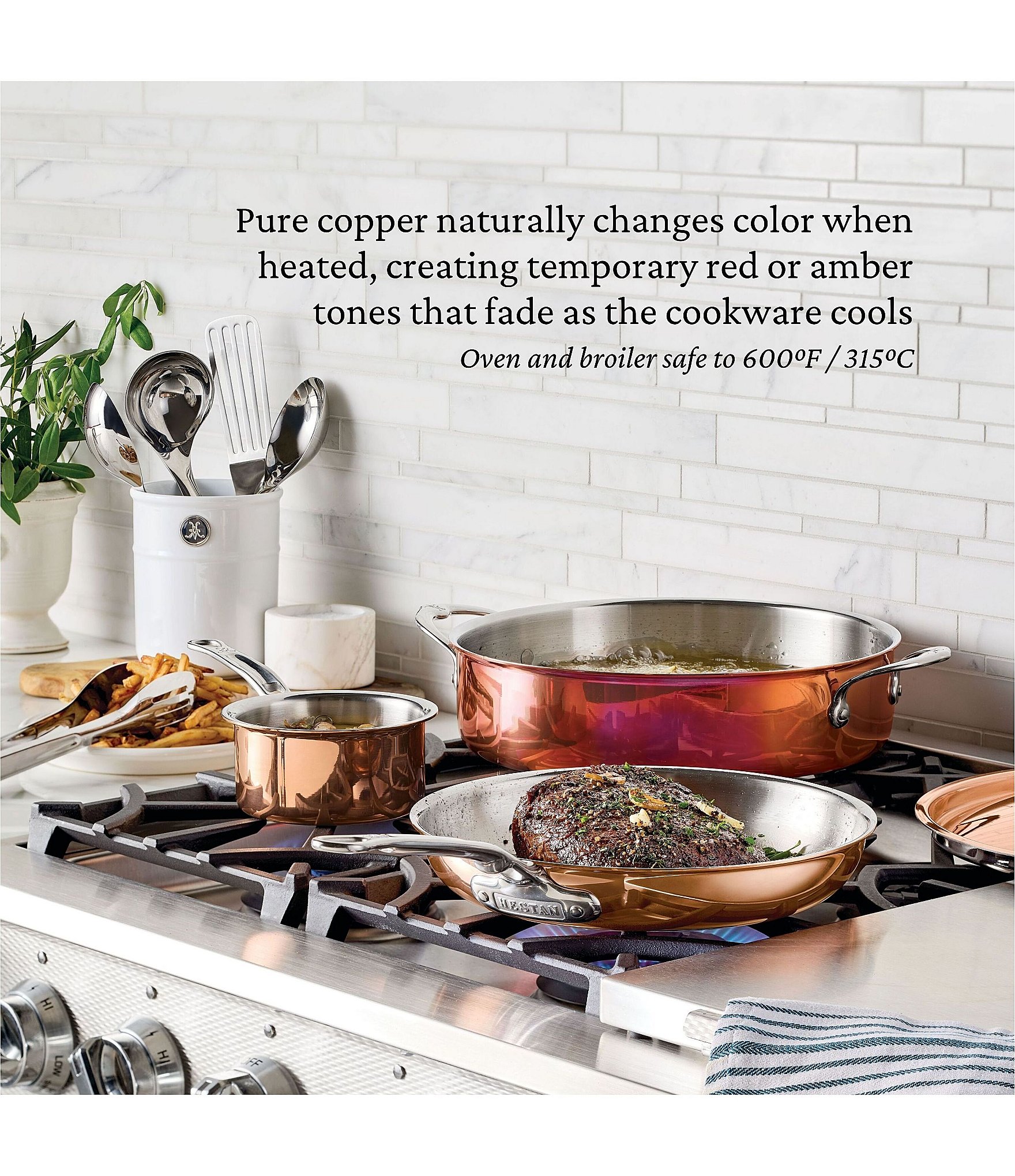 Hestan CopperBond® Aura™ 0.75-Quart Professional Copper Butter Warmer