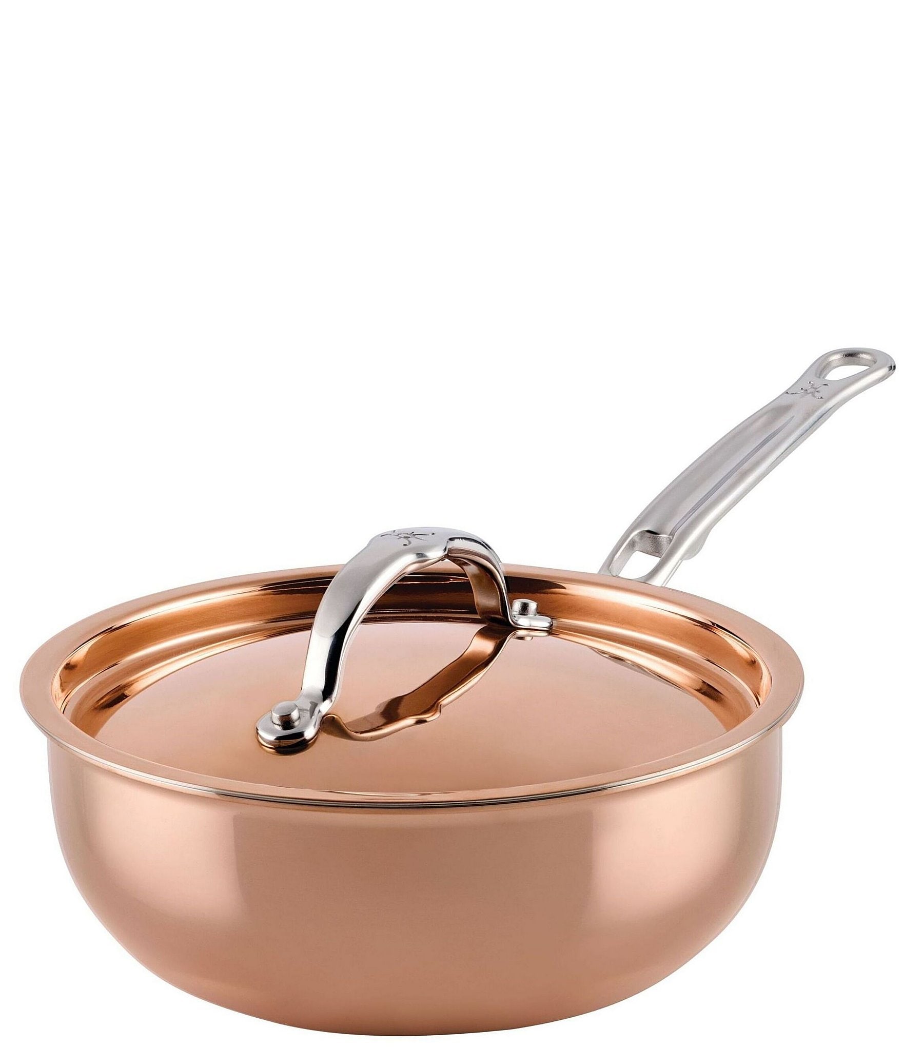 Hestan CopperBond® Aura™ 2.0qt Professional Copper Saucier With Lid