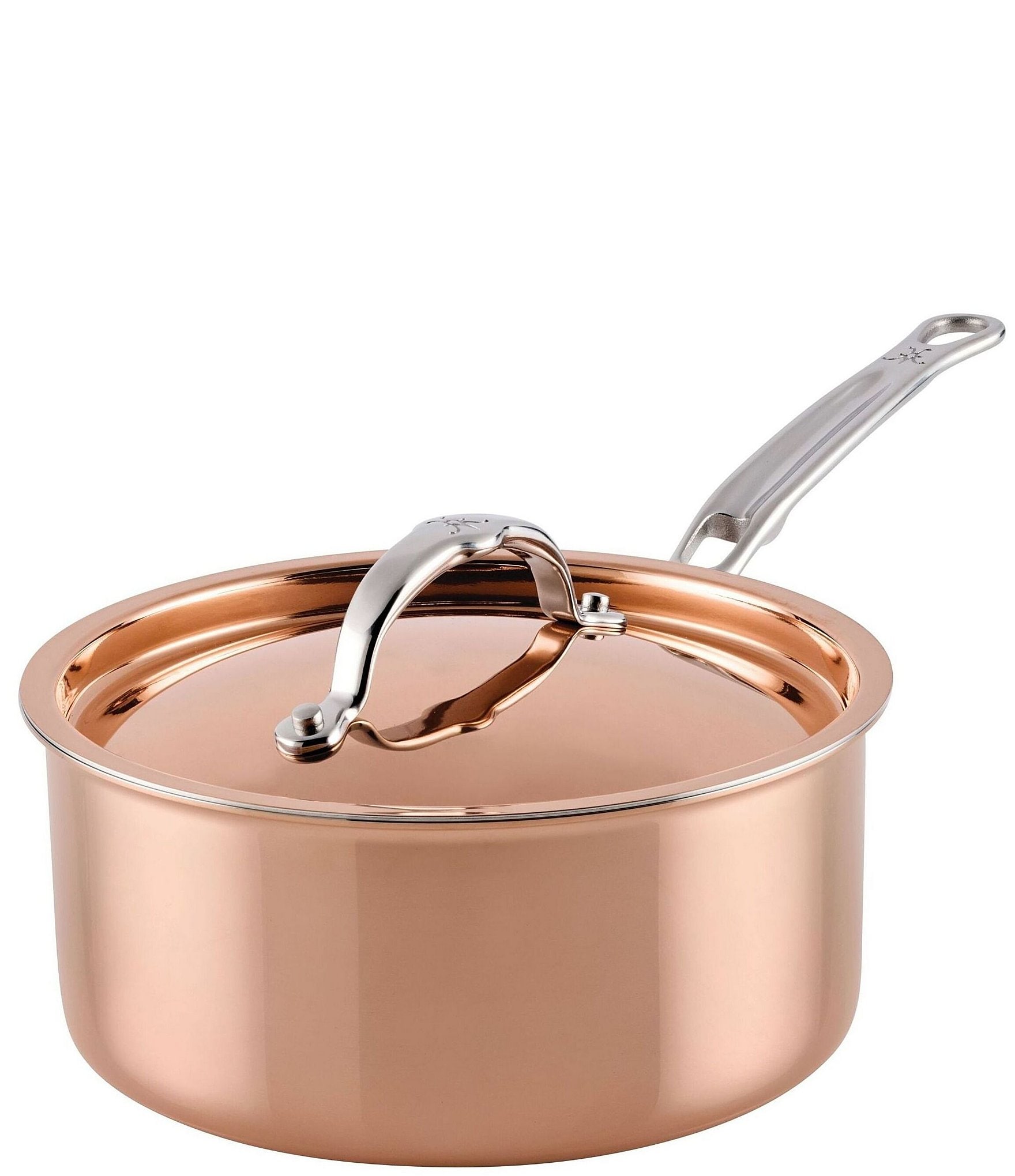 Hestan CopperBond® Aura™ -Quart Professional Copper Saucepan With Lid