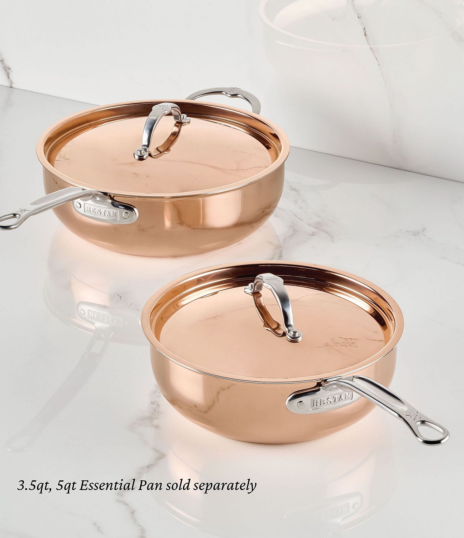 Hestan CopperBond® Aura™ 3.5-Quart Professional Copper Essential Pan With Lid
