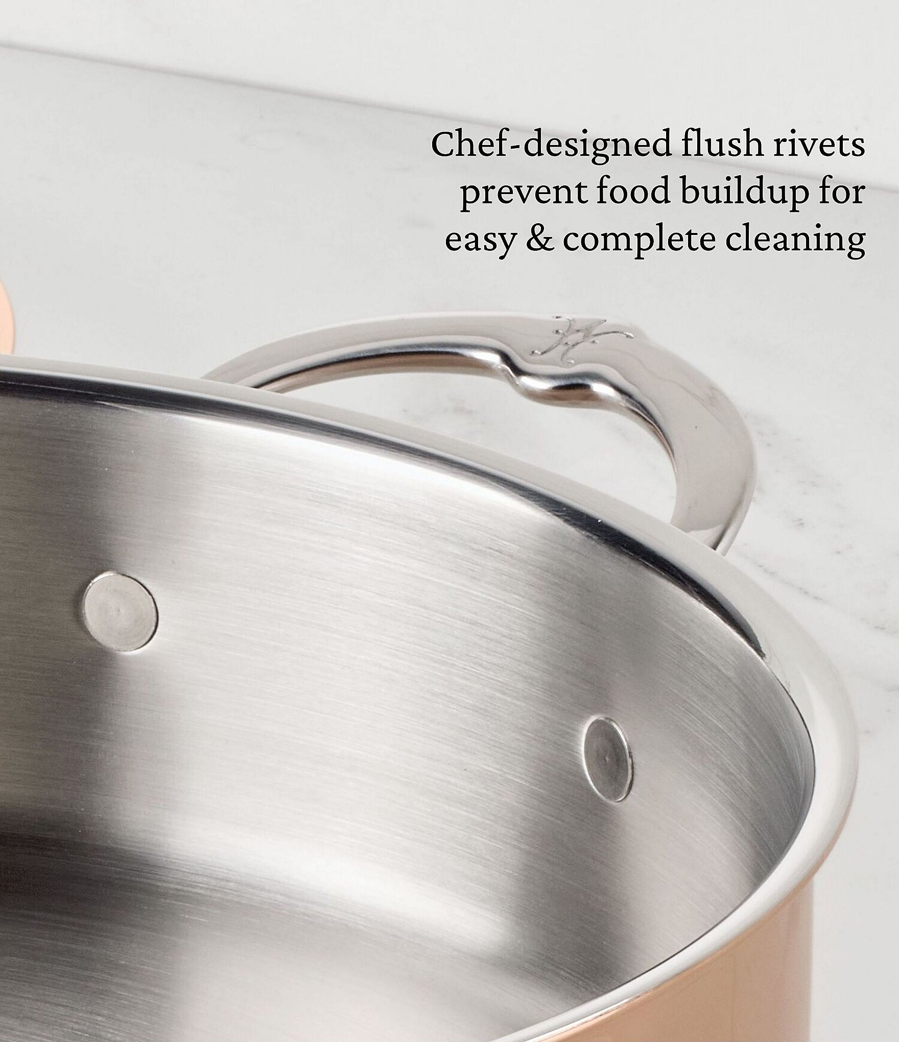 Hestan CopperBond® Aura™ Professional Copper Stockpot With Lid