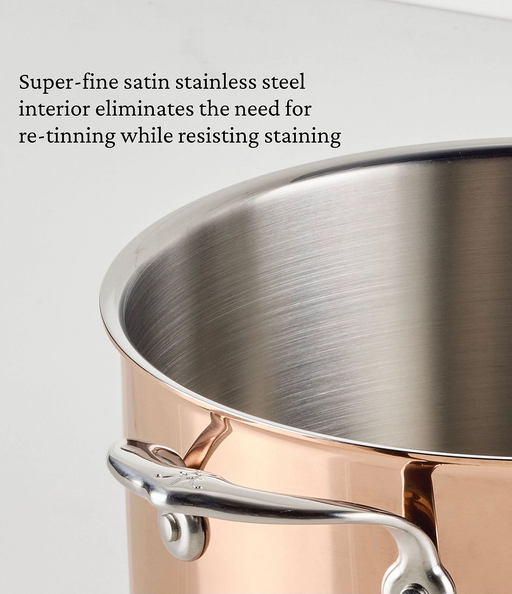 Hestan CopperBond® Aura™ Professional Copper Stockpot With Lid