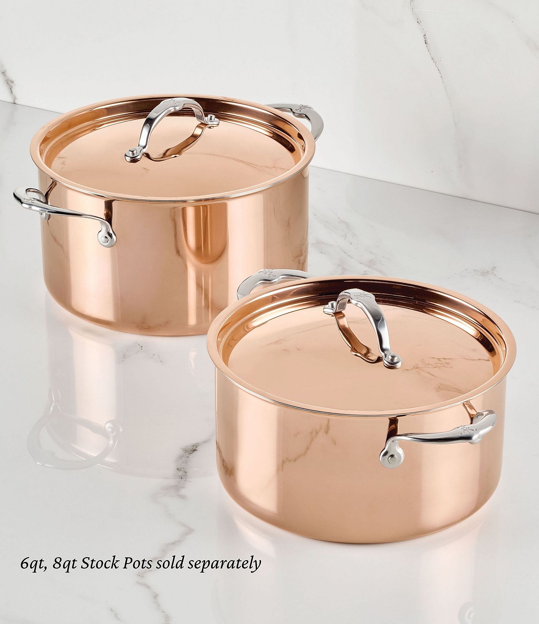 Hestan CopperBond® Aura™ Professional Copper Stockpot With Lid