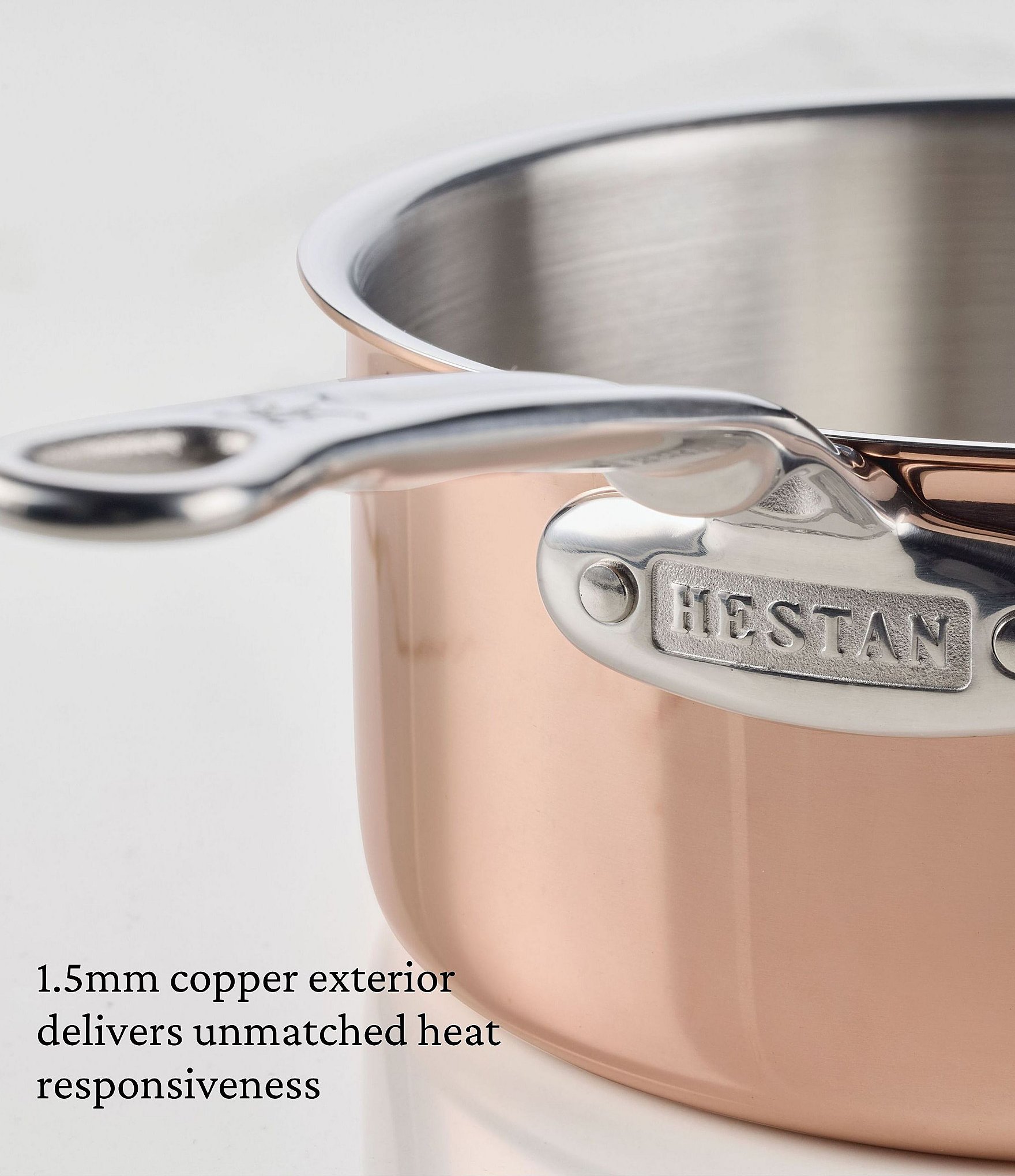 Hestan CopperBond® Aura™ 10-Piece Professional Copper Cookware Set