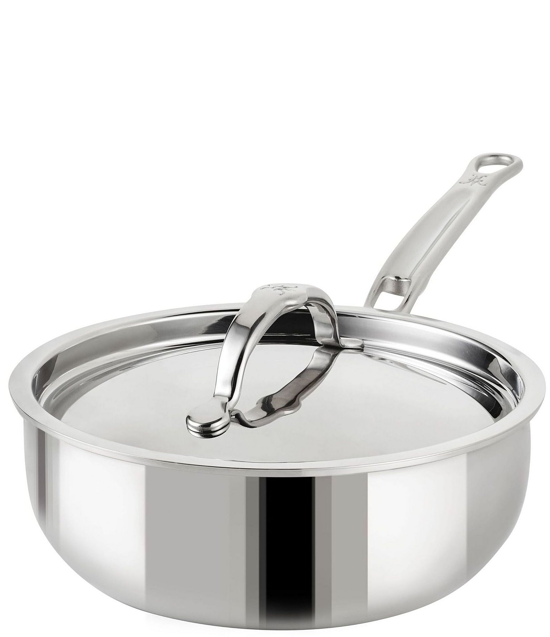 Hestan ProBond® Luxe 2-Quart Polished Professional Clad Stainless Steel Saucier