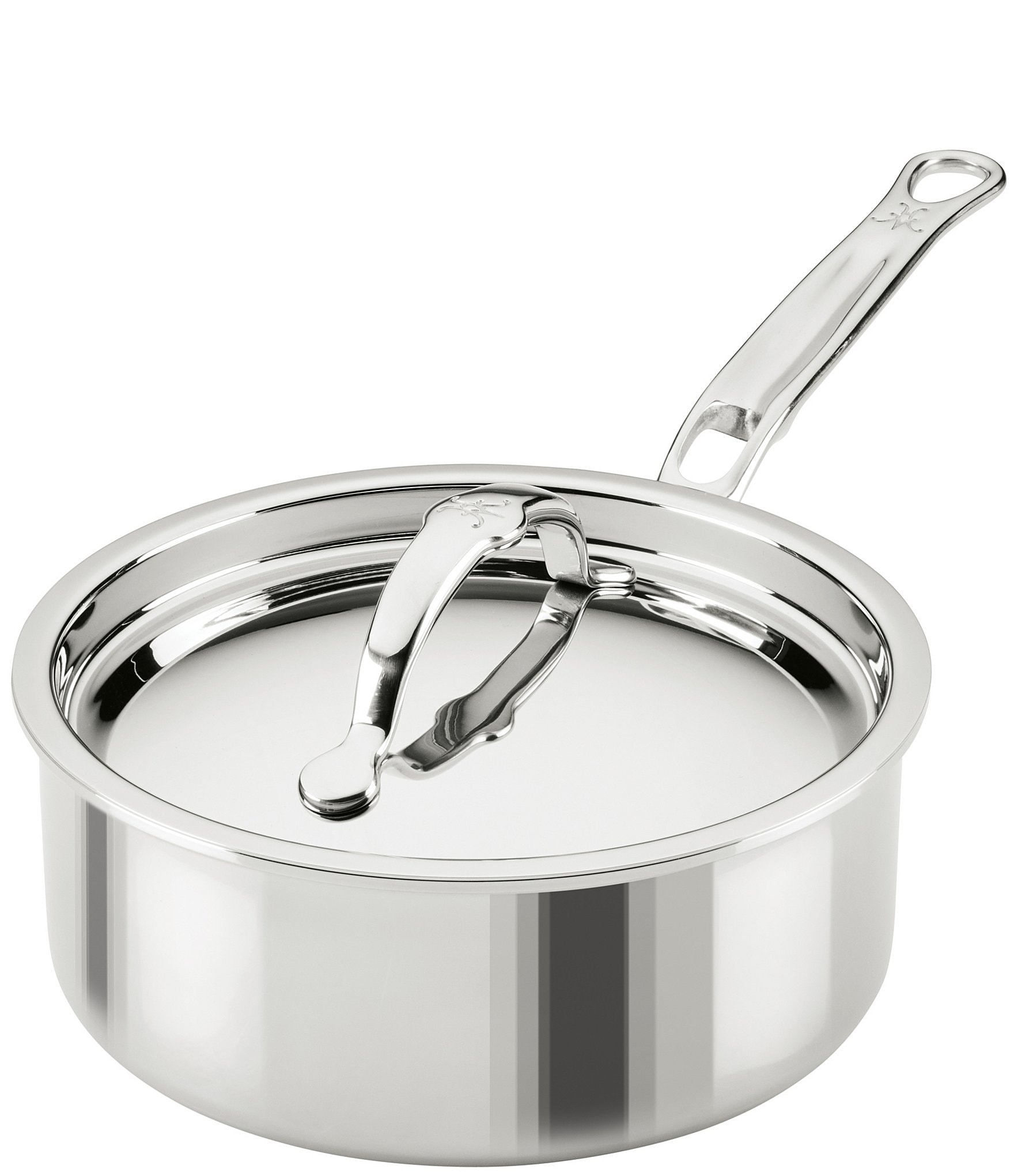 Hestan ProBond® Luxe Professional Clad Stainless Steel Saucepan with Lid, 2 Qt.