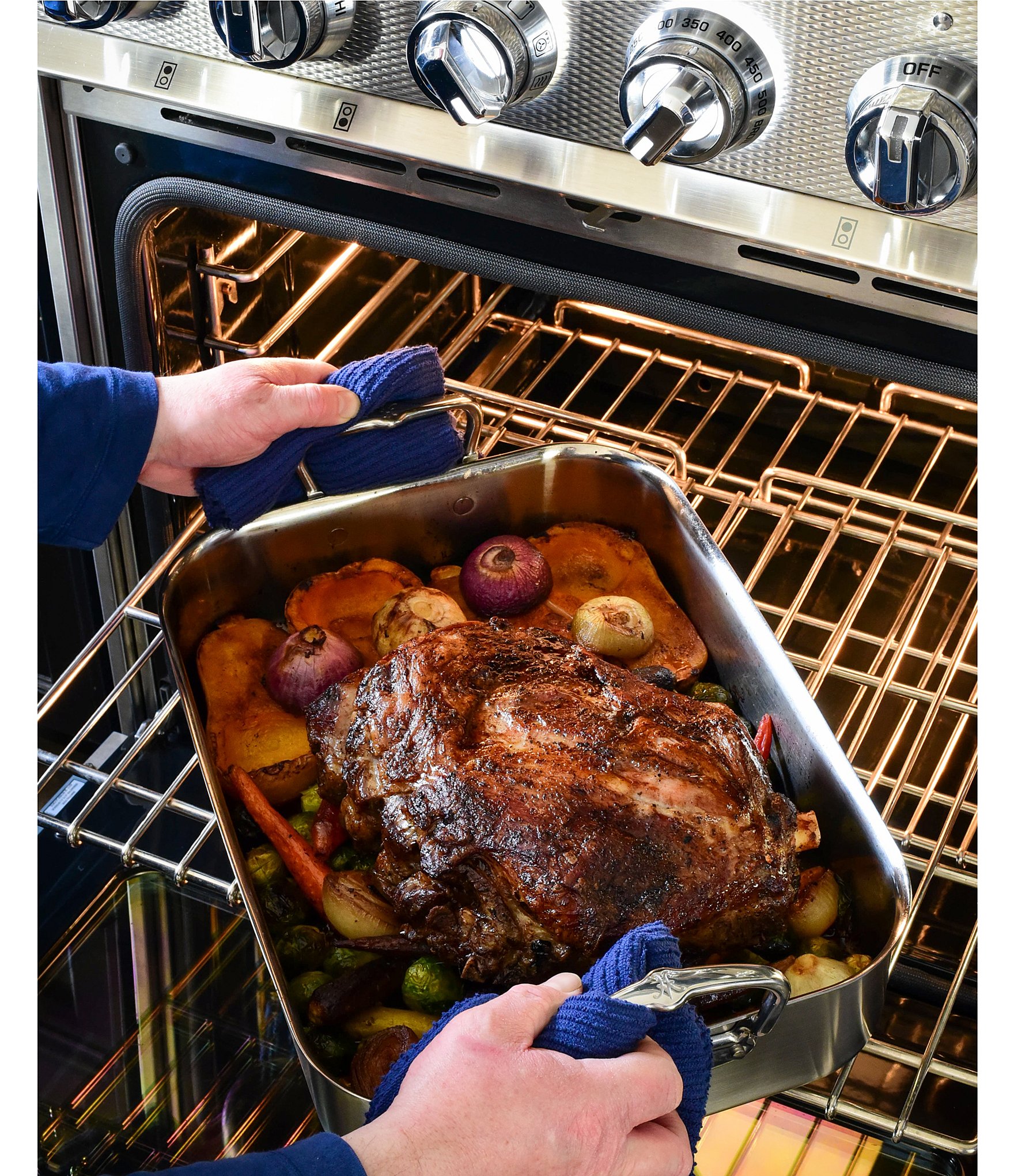 Hestan Provisions Collection Classic Roaster with Rack - Large