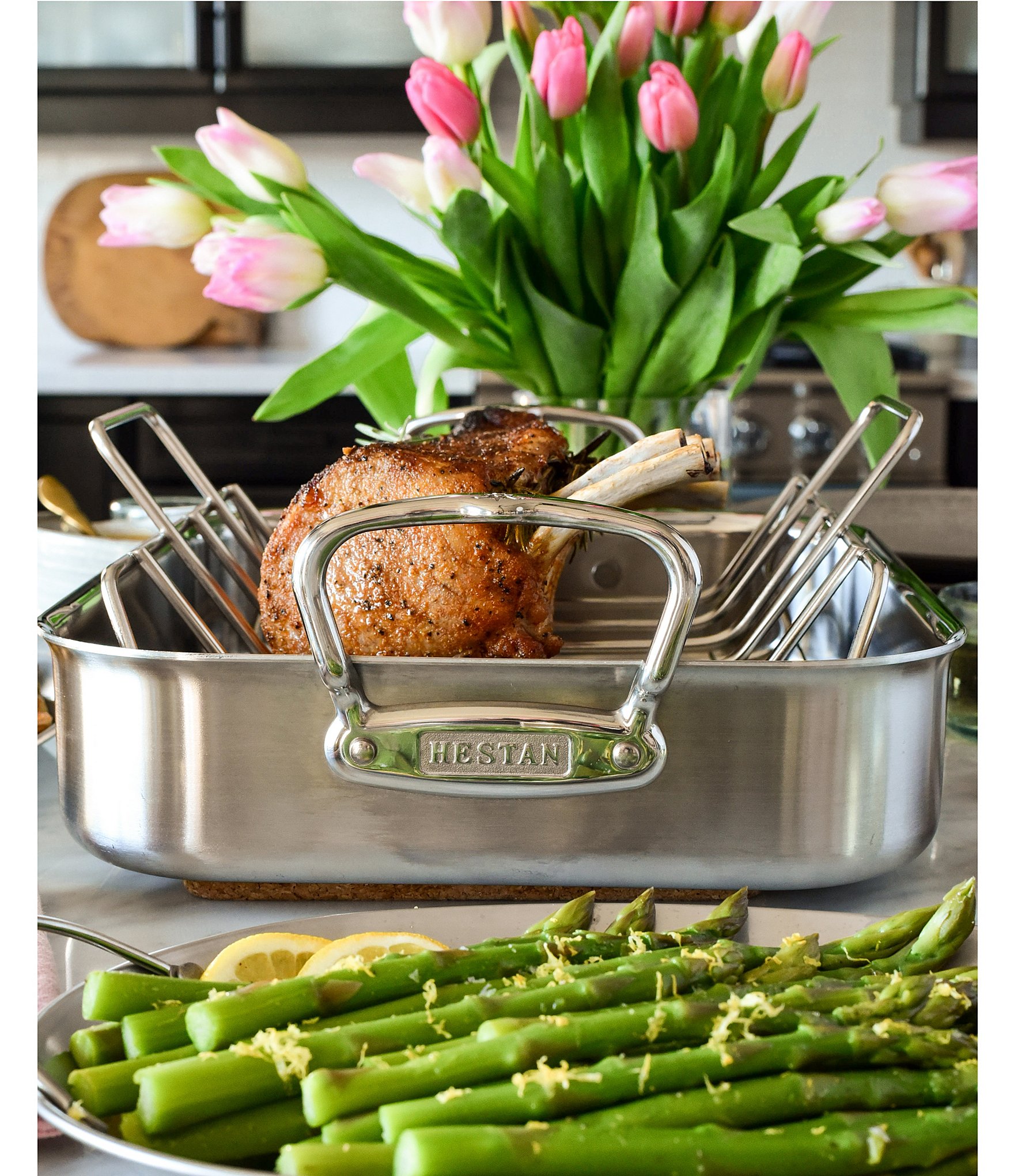 Hestan Provisions Collection Classic Roaster with Rack - Large