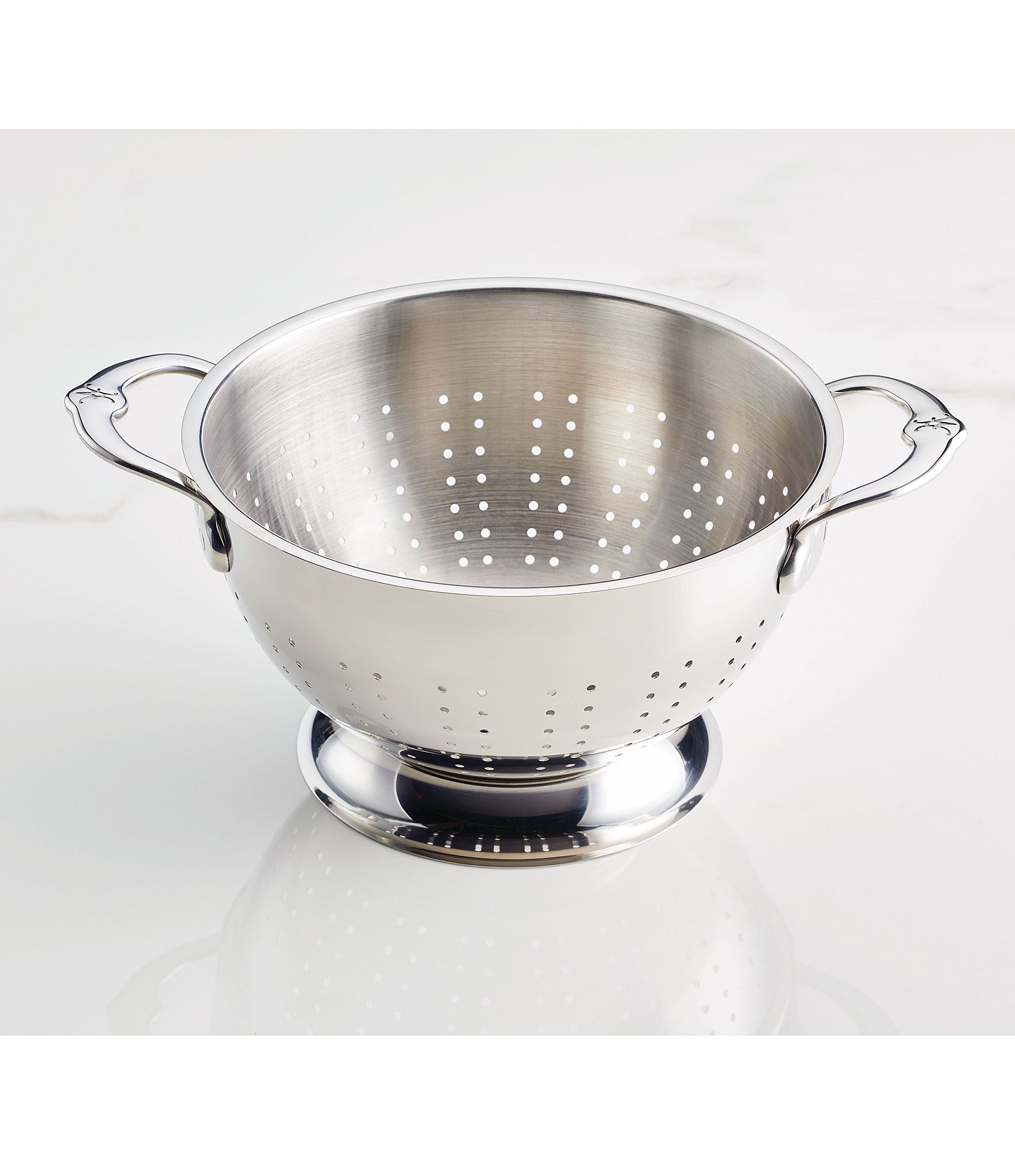 KitchenAid 5 Quart Colander Stainless Steel Black Rim