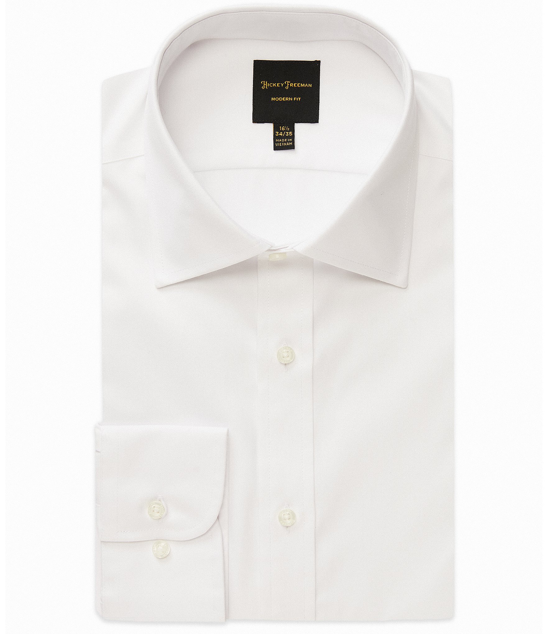 slim fit dress slacks Luxury Shirt' in White - Modern Fit main image 0