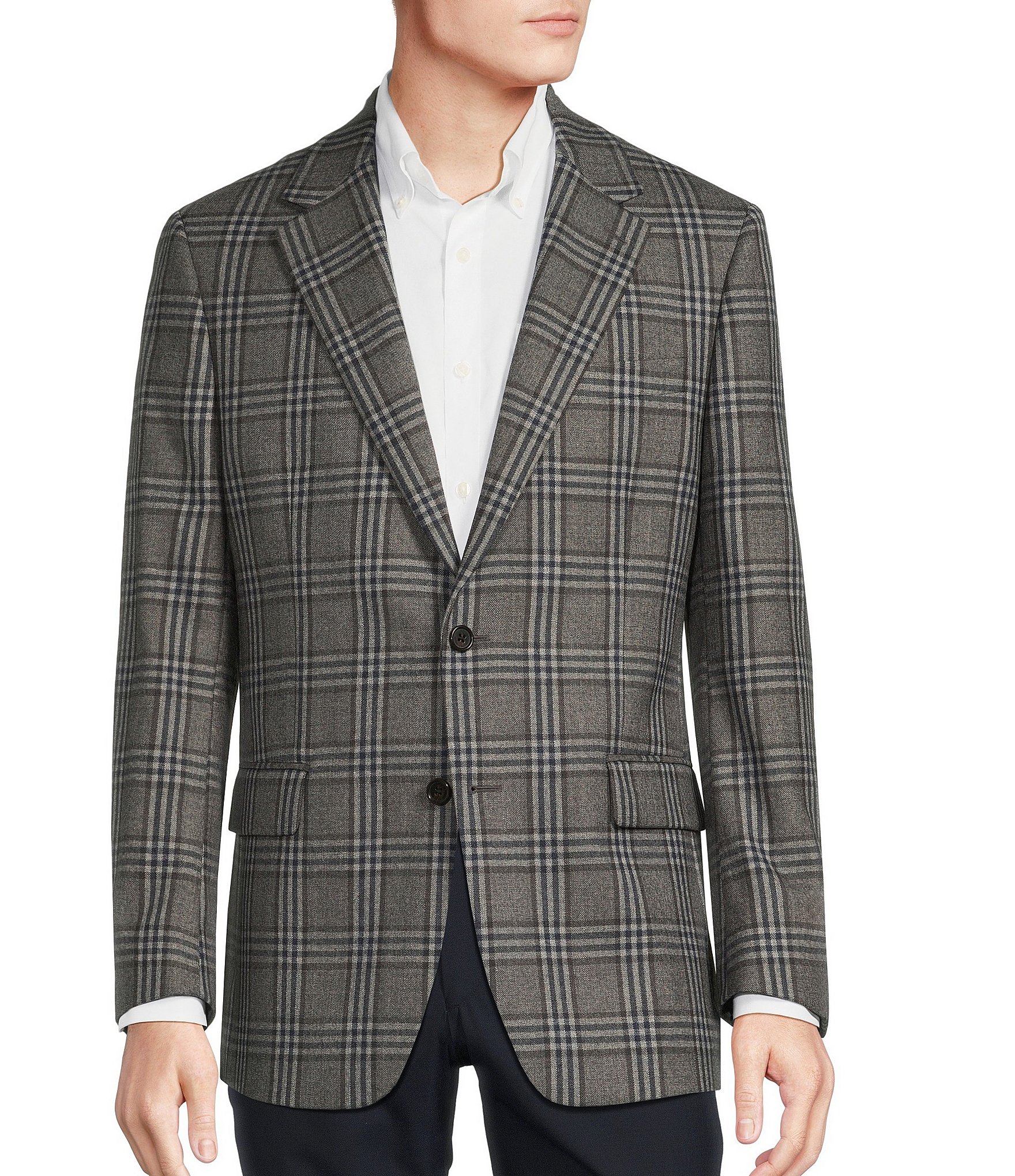 Hickey Freeman Classic Fit Plaid Pattern Sport Coat | Dillard's