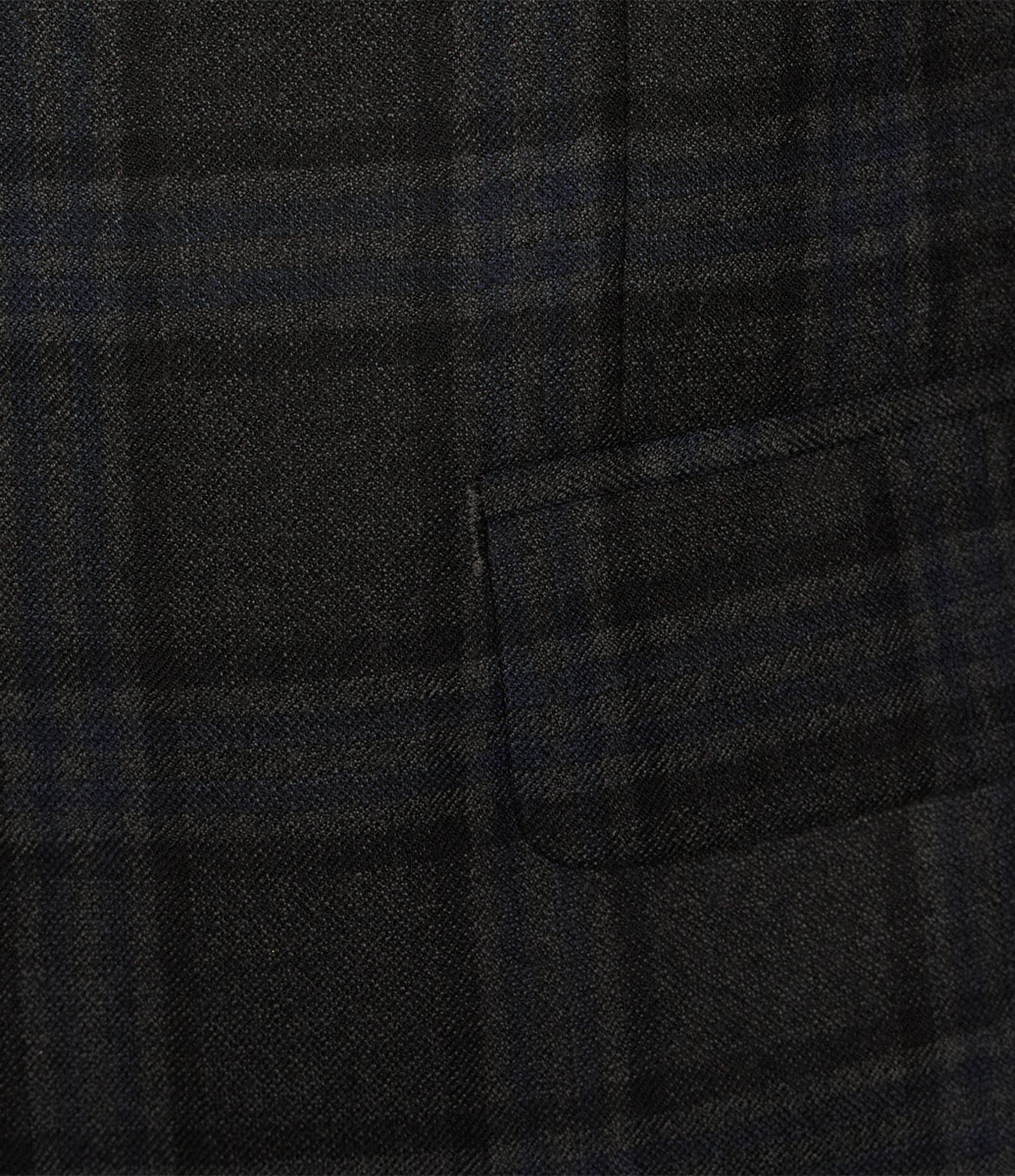 Hickey Freeman Classic Fit Plaid Pattern Sport Coat