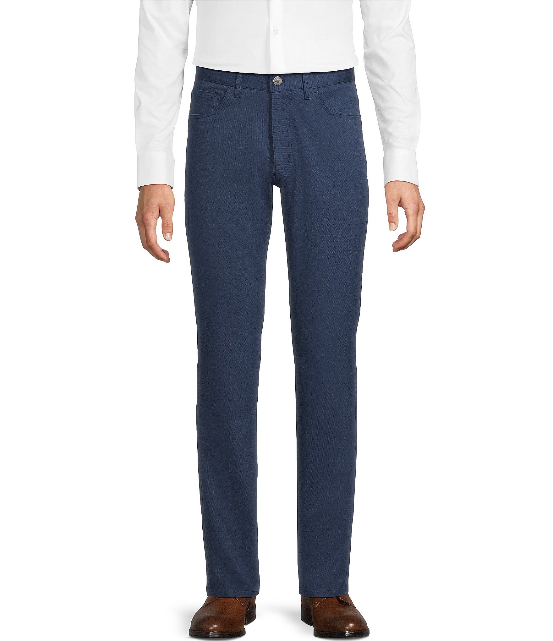 slim fit dress slacks Blue Pants