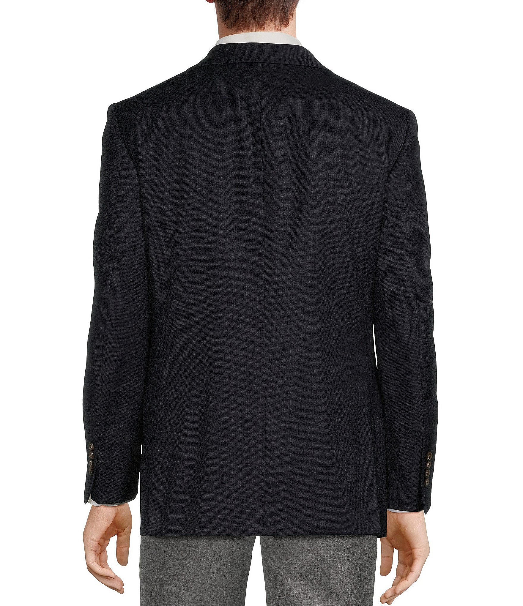 Hickey Freeman Classic Fit Textured Pattern Sport Coat