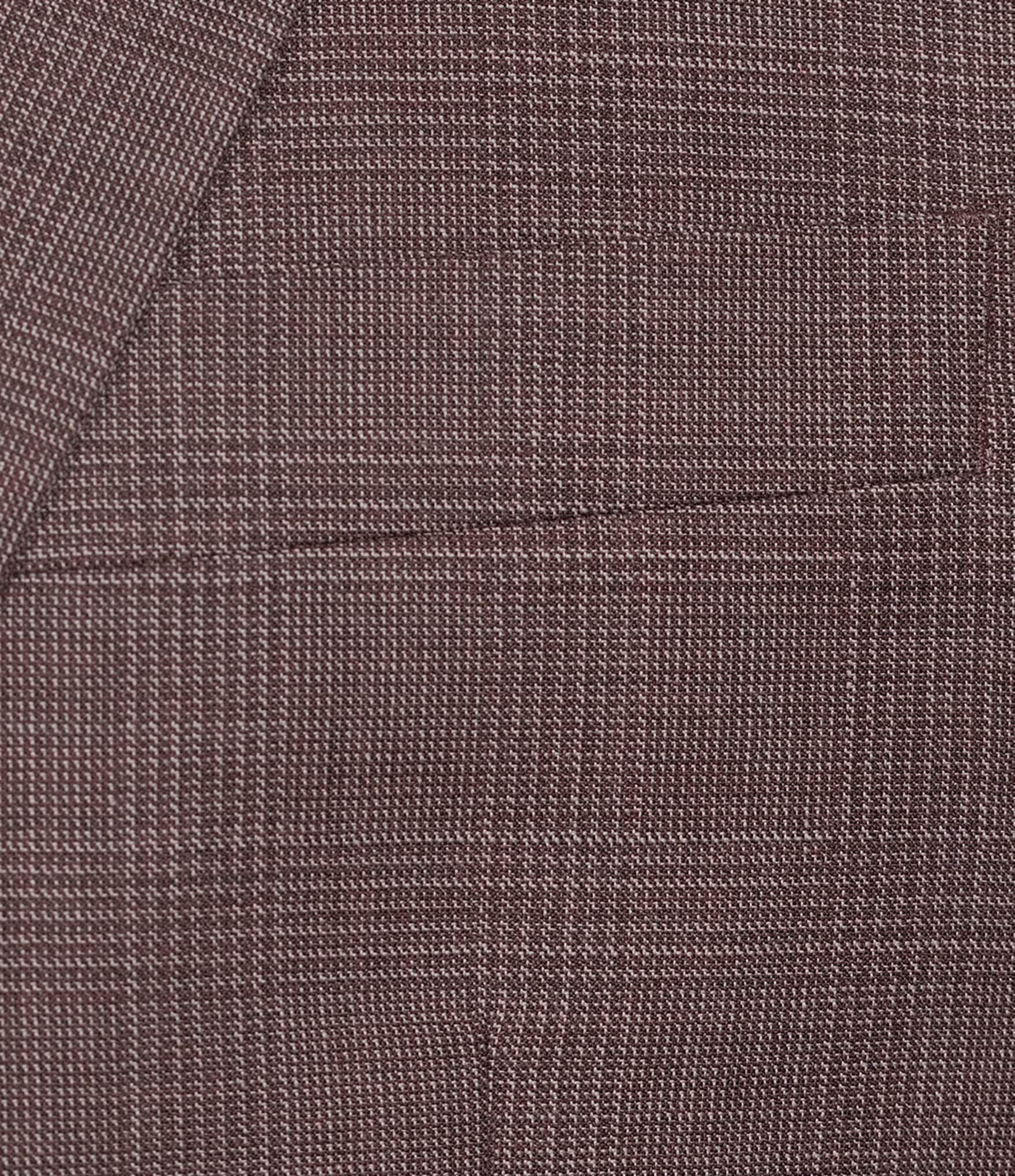 Hickey Freeman Flat Front Plaid Print 2-Piece Suit