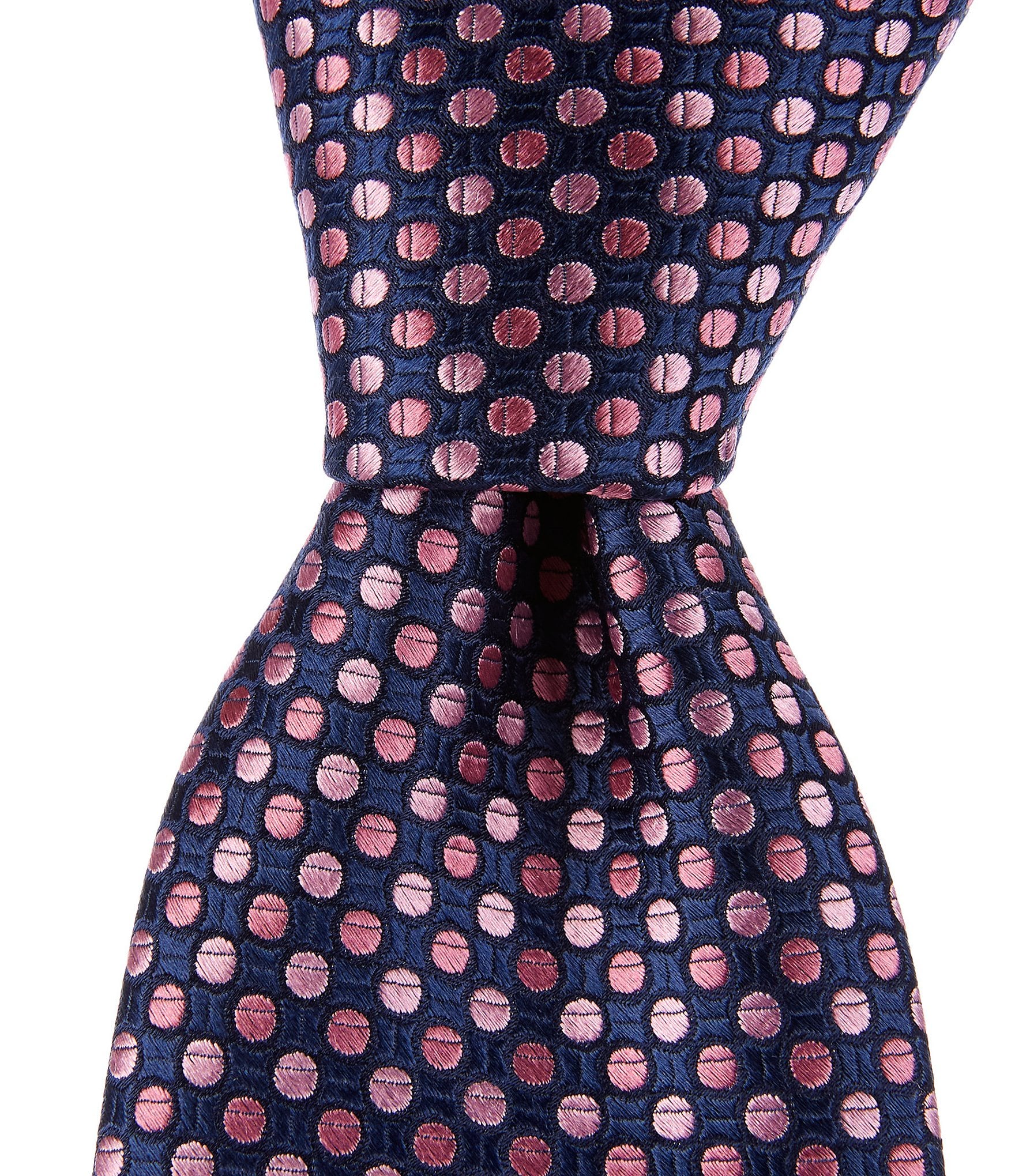 Hickey Freeman Floating Dot Printed 3#double; Silk Tie