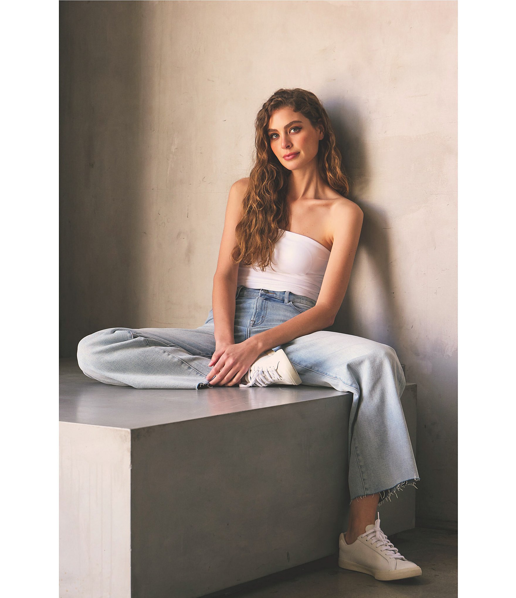 Hidden Jeans Logan High Rise Stretch Dad Jeans