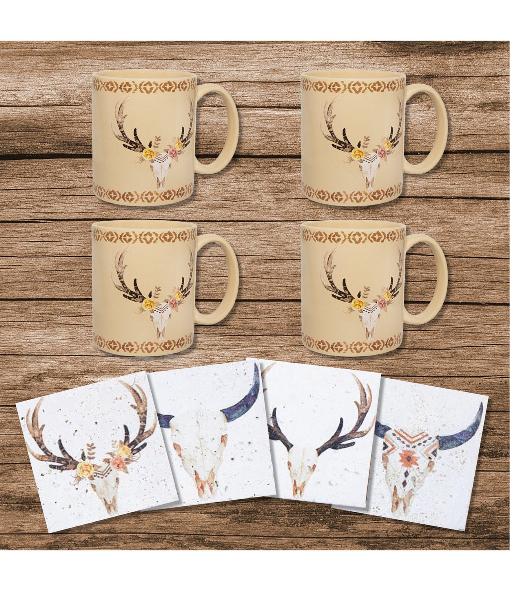 Winter Cup and Coaster Set