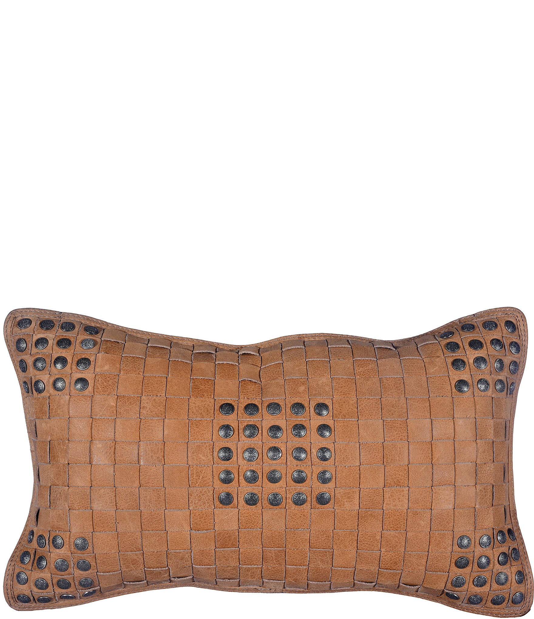 https://dimg.dillards.com/is/image/DillardsZoom/zoom/hiend-accents-basket-weave-leather-pillow-with-stud-accents/00000000_zi_e7426e1c-458e-461b-a73e-8b74438ddc12.jpg